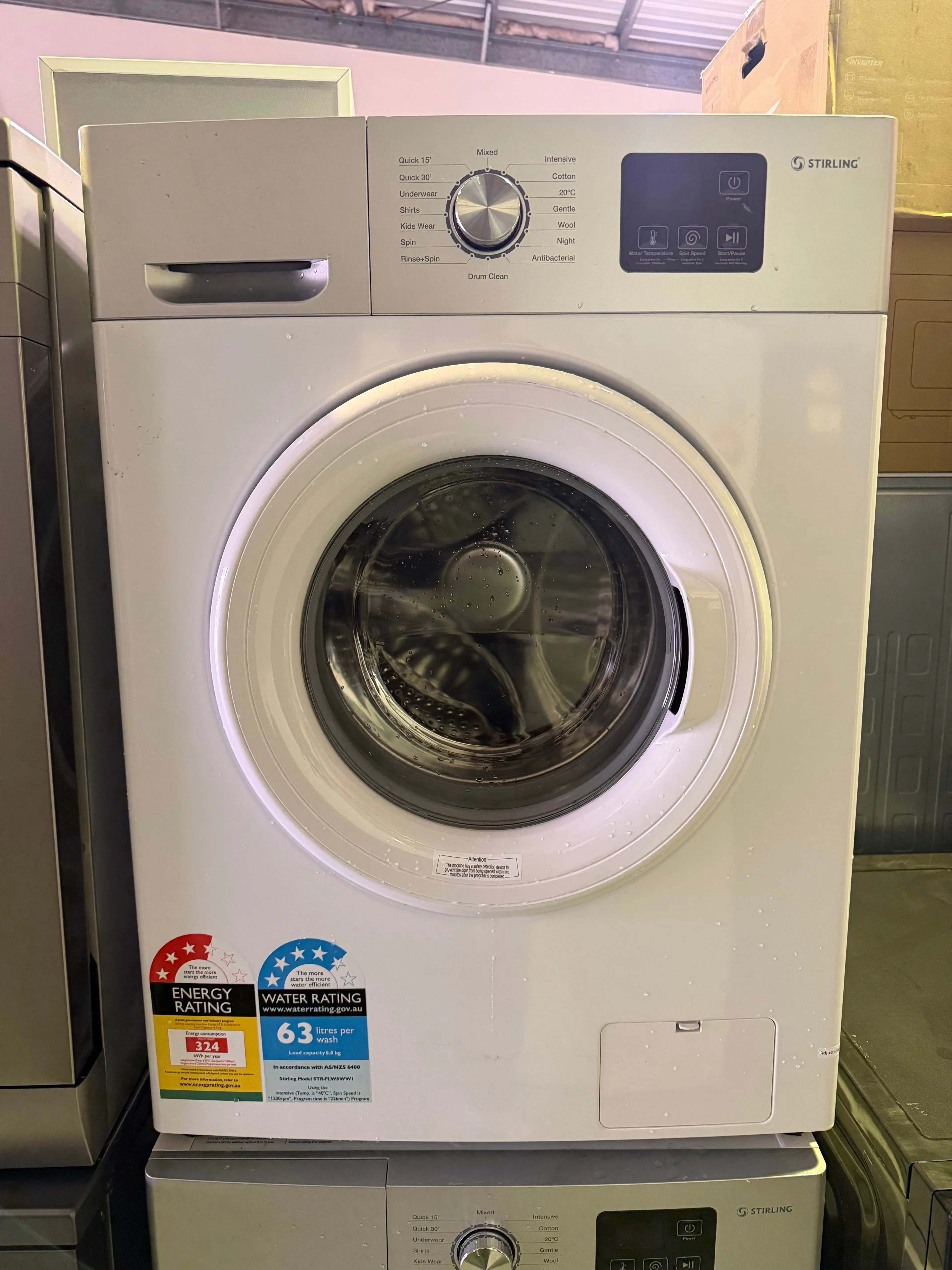 Refurbish Stirling 8KG washing machine | BRISBANE