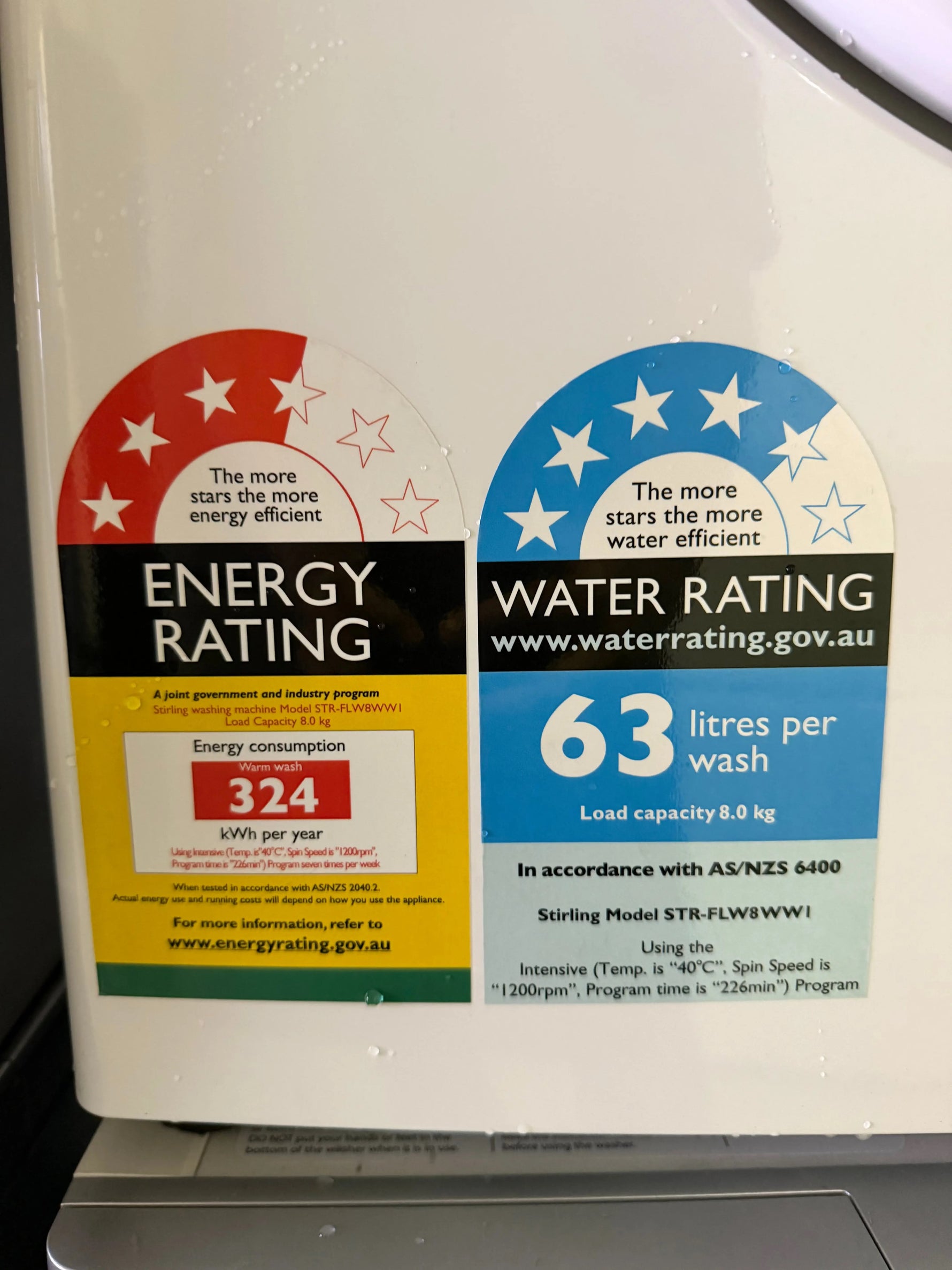 Refurbish Stirling 8KG washing machine | BRISBANE