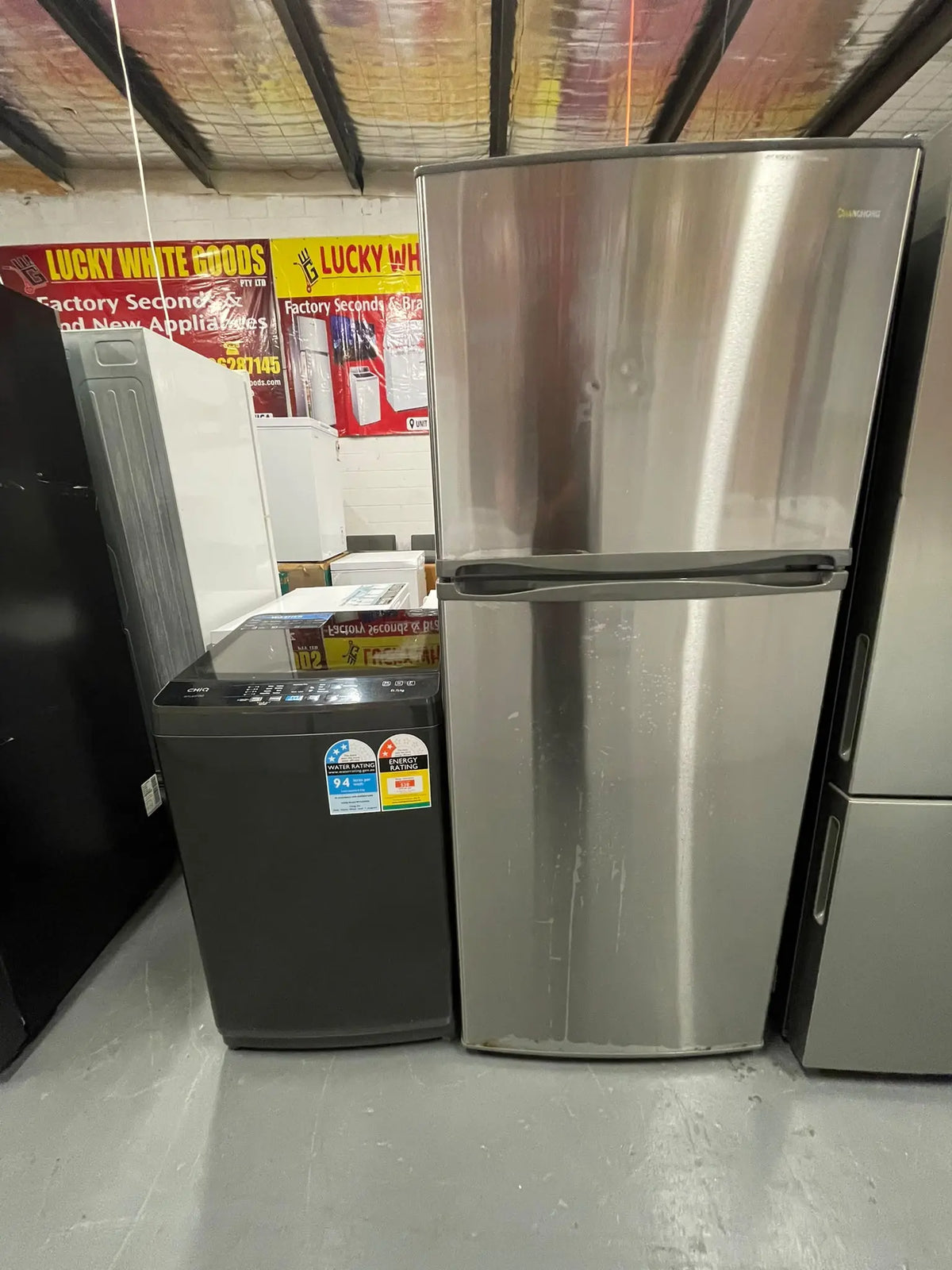 Refurbished 400L Changhong Fridge Freezer & CHiQ 6.5kg Top Load Washer Combo | SYDNEY