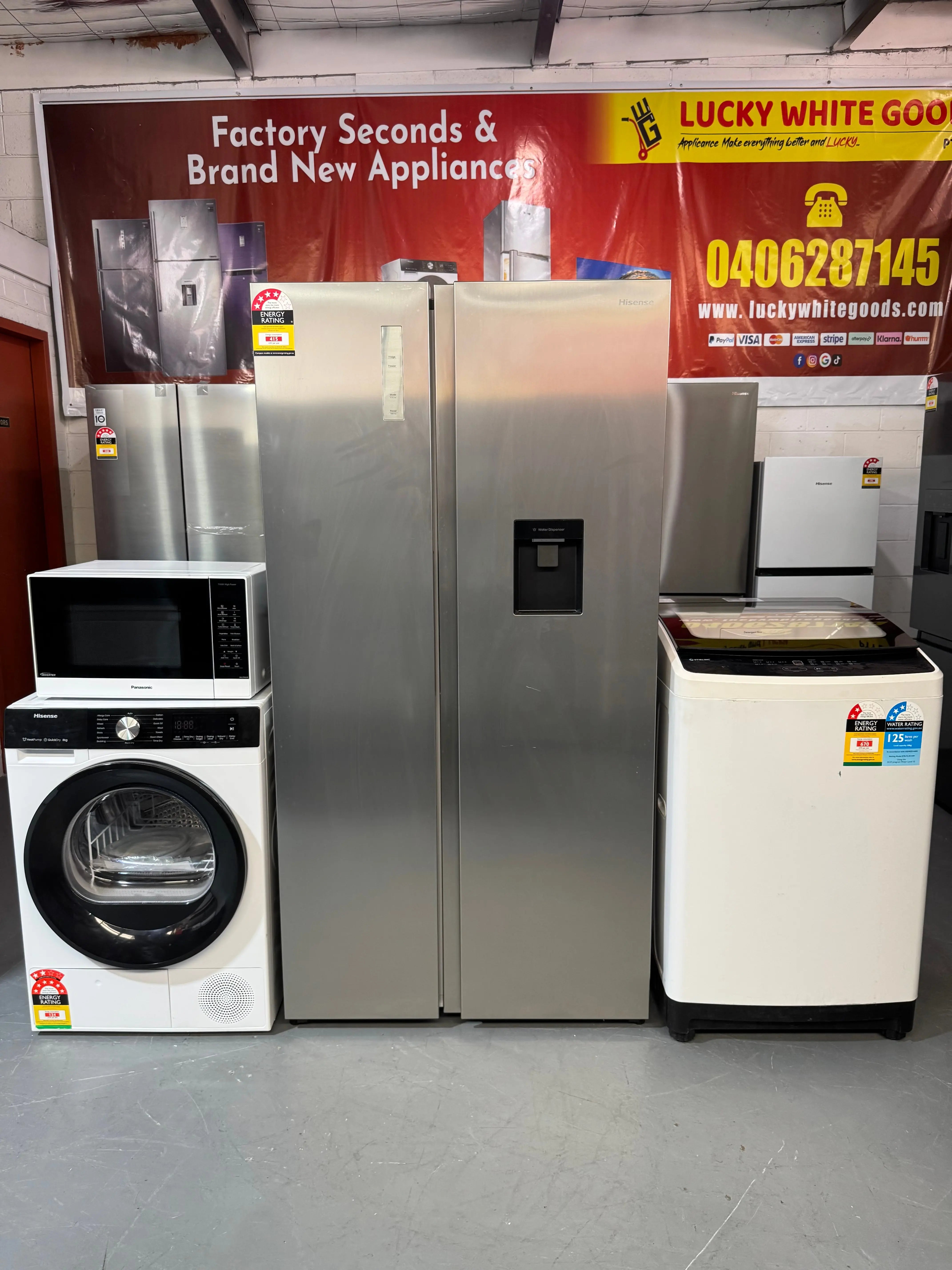 Refurbished Appliance Bundle – Fridge, Washer, Dryer & Microwave | SYDNEY