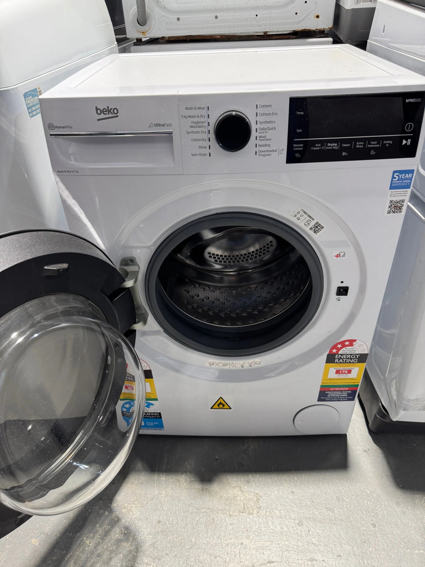 Refurbished Beko 9kg washing machine | PERTH