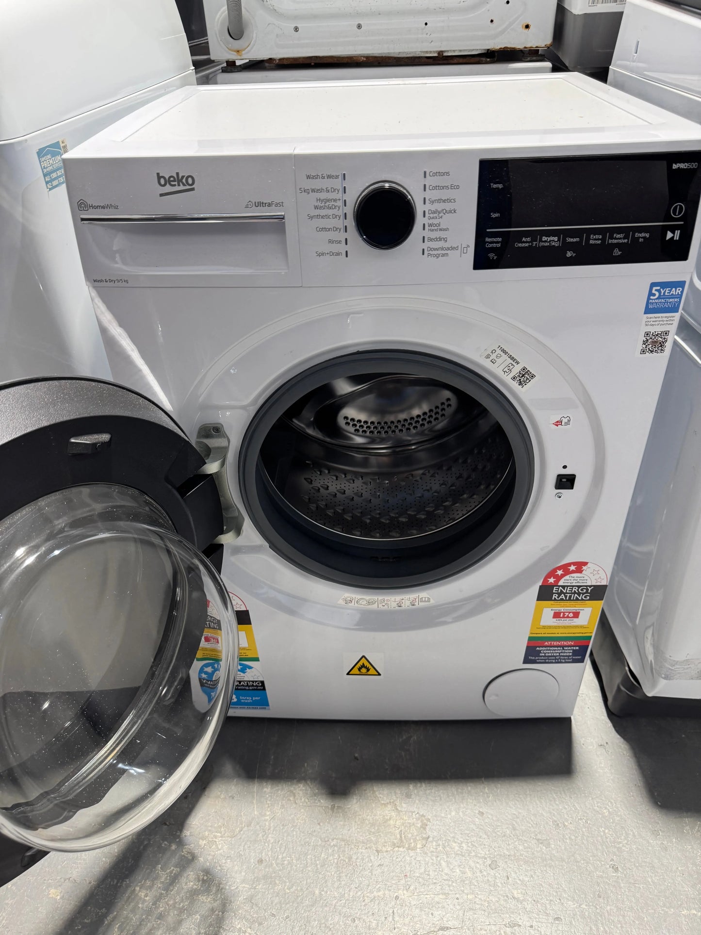 Refurbished Beko 9kg washing machine | PERTH