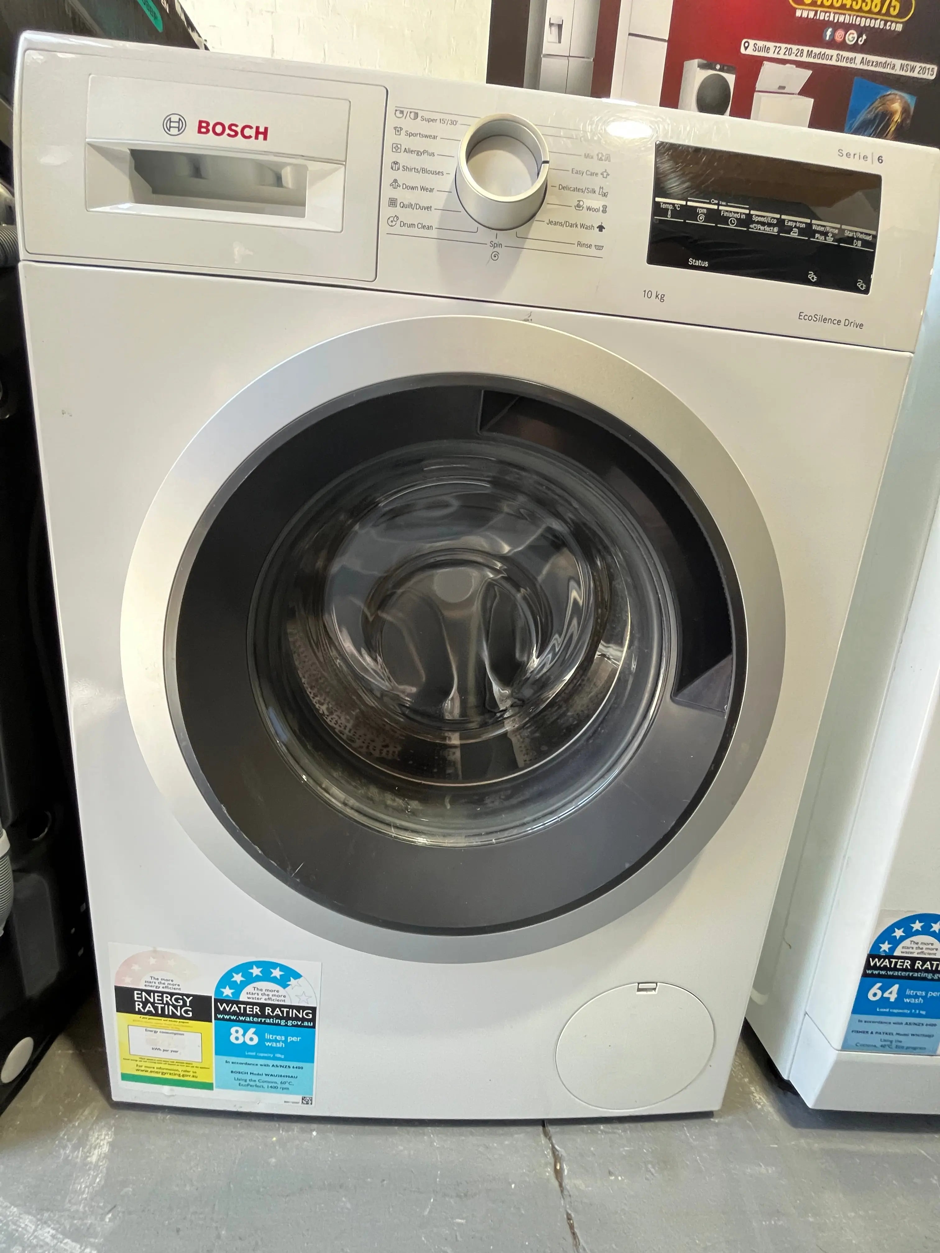 Refurbished Bosch 10 kgs washing machine | ALEXANDRIA