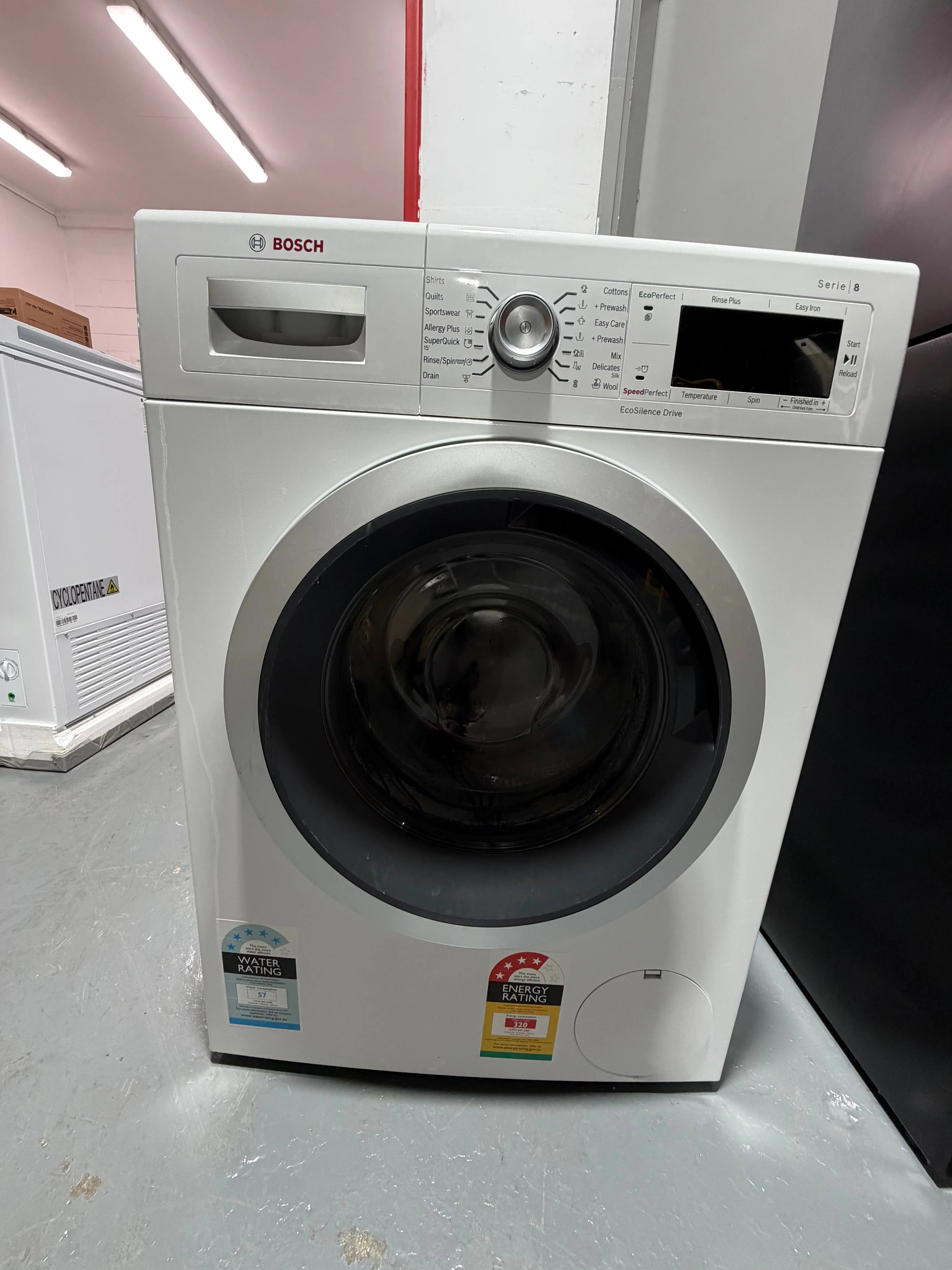 Refurbished Bosch 8 kg front loader washer | ALEXANDRIA