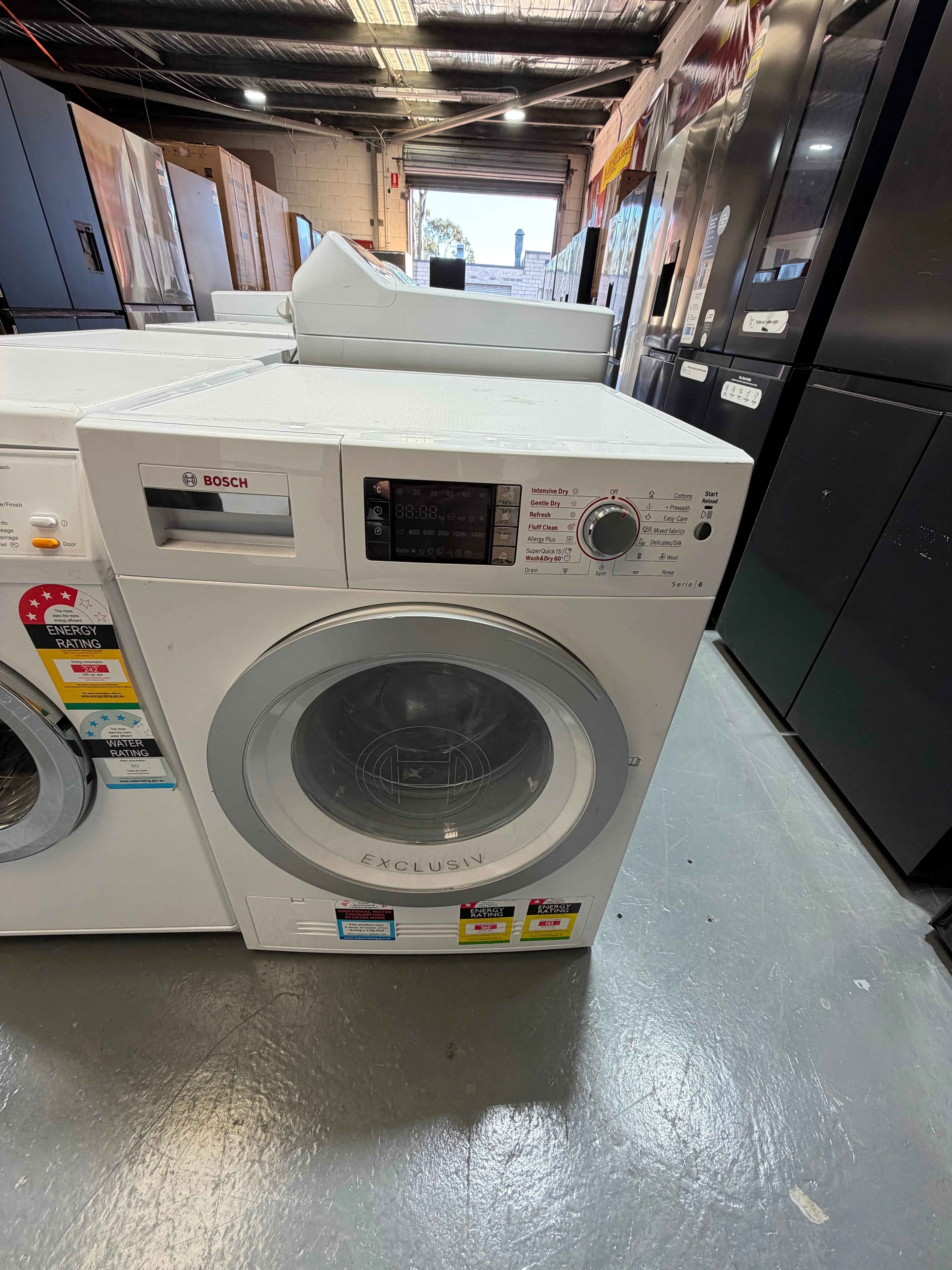 Refurbished Bosch 8 kg front loader washer