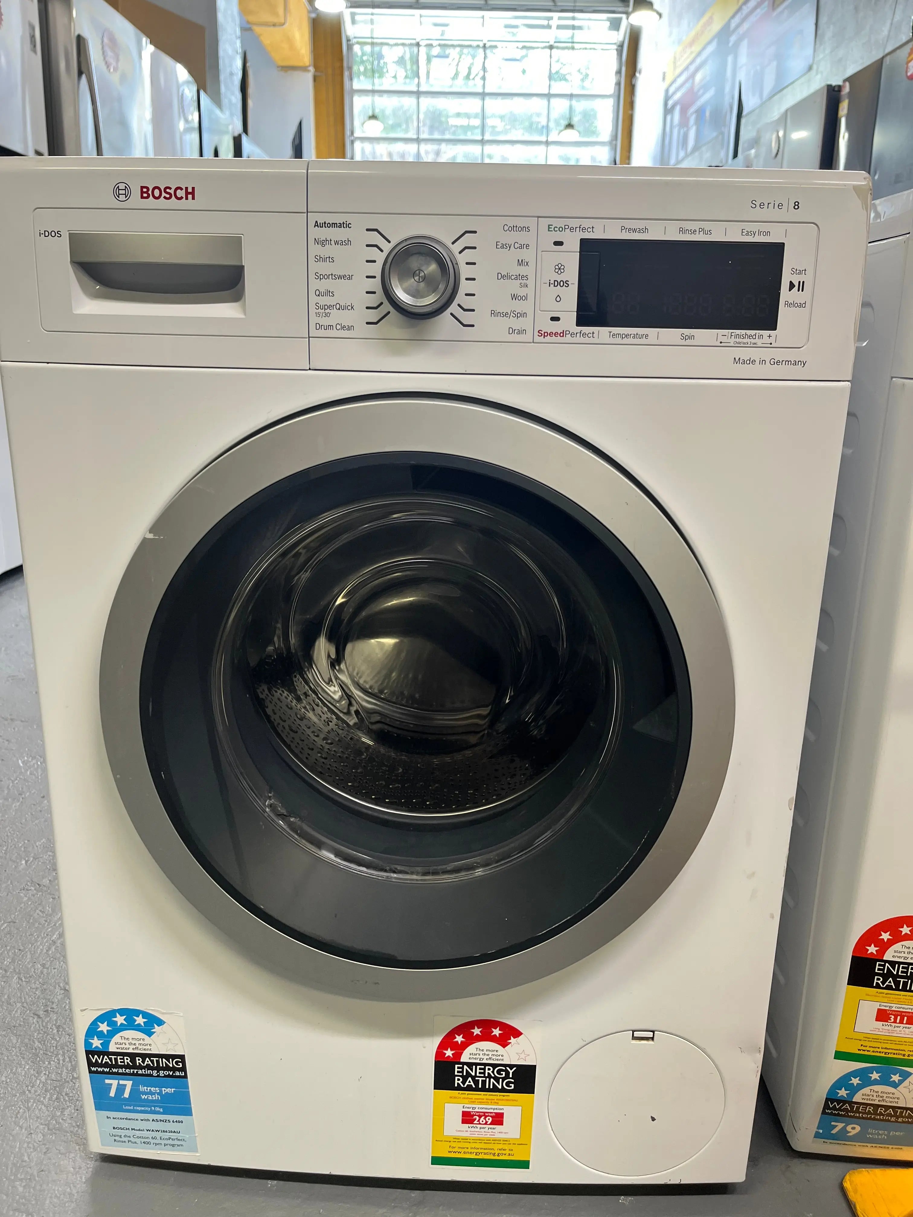 Refurbished Bosch 9 kgs washing machine | ALEXANDRIA