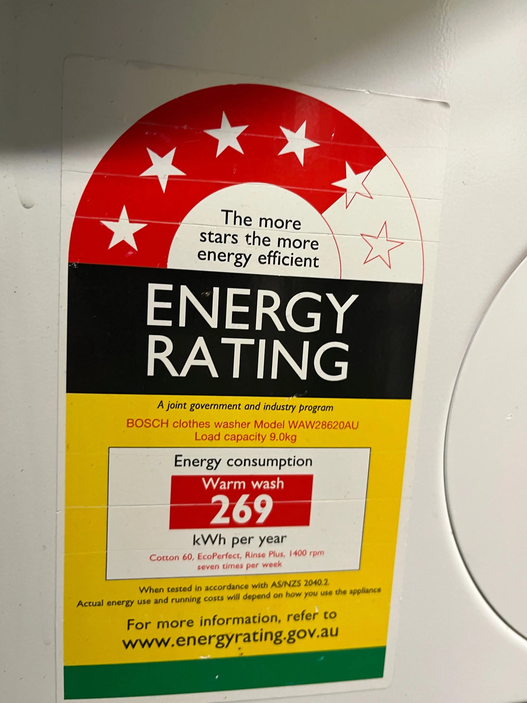 Refurbished Bosch 9 kgs washing machine | ALEXANDRIA