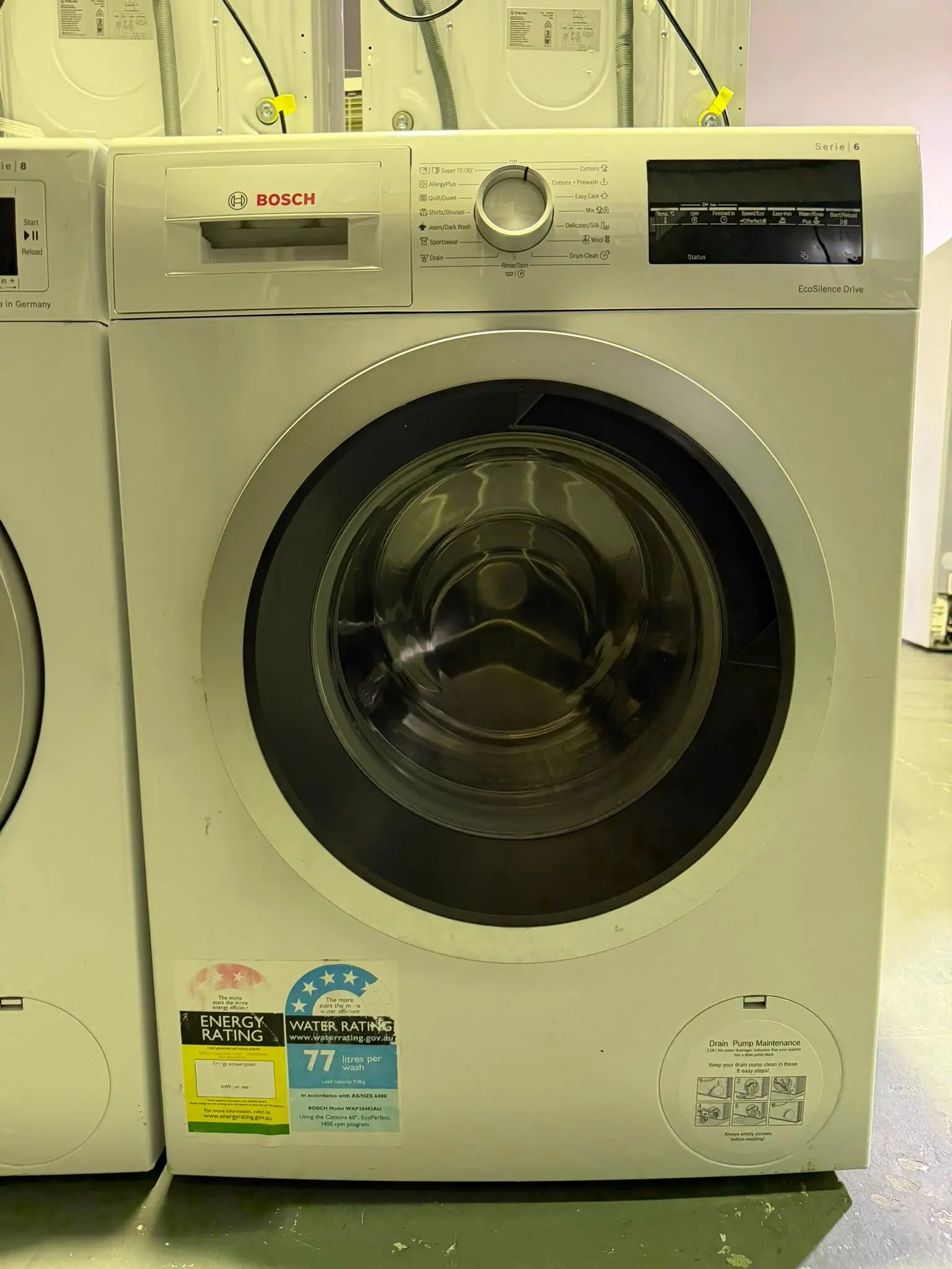 Refurbished Bosch 9kg Front Load Washing Machine | BRISBANE