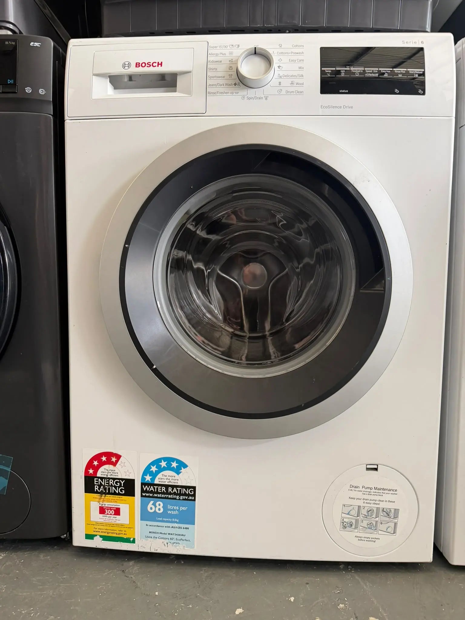 Refurbished Bosch Serie 6 8kg Front Load Washer | BRISBANE