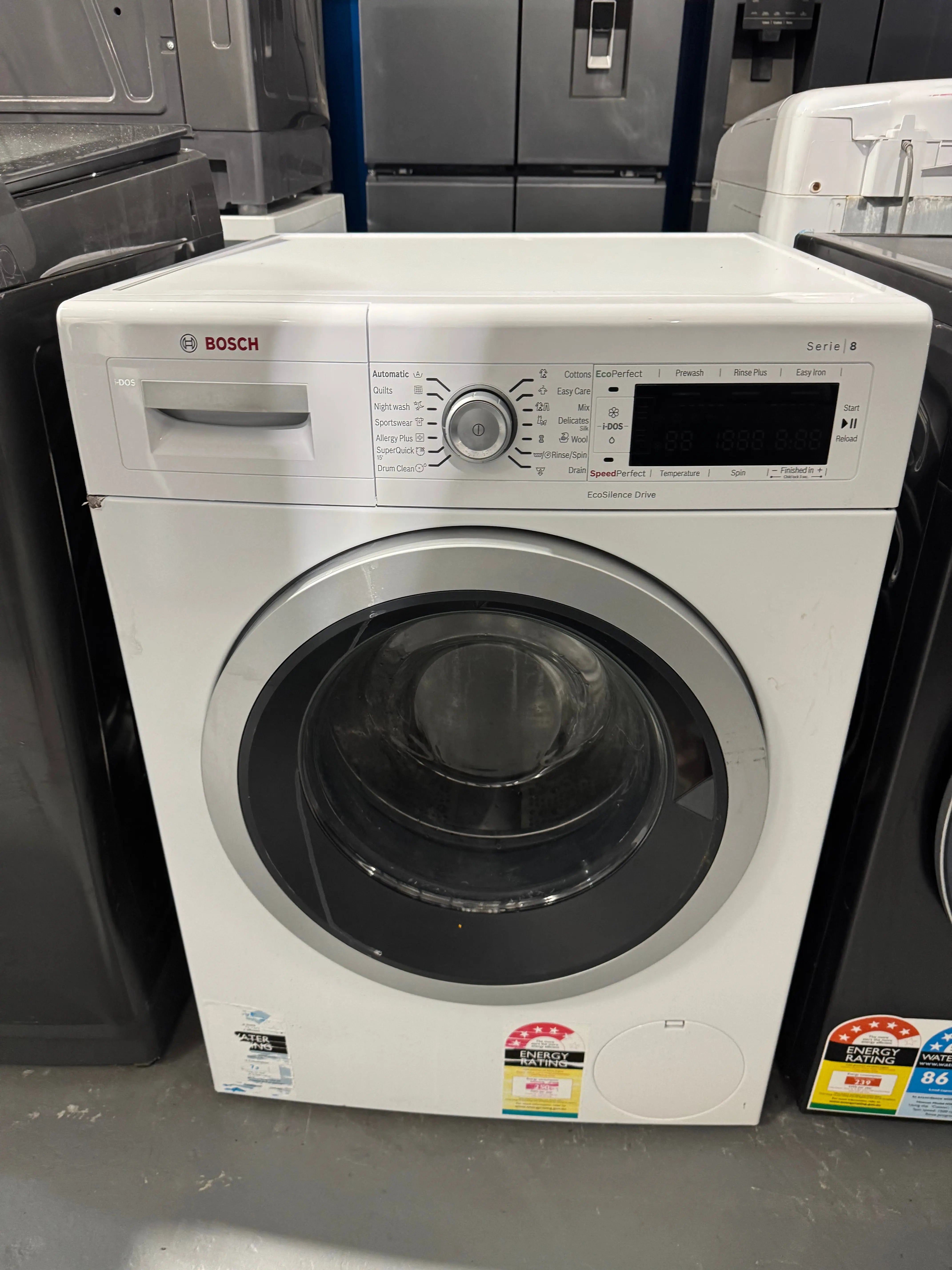 Refurbished Bosch series 8 8.5kg washing machine | PERTH