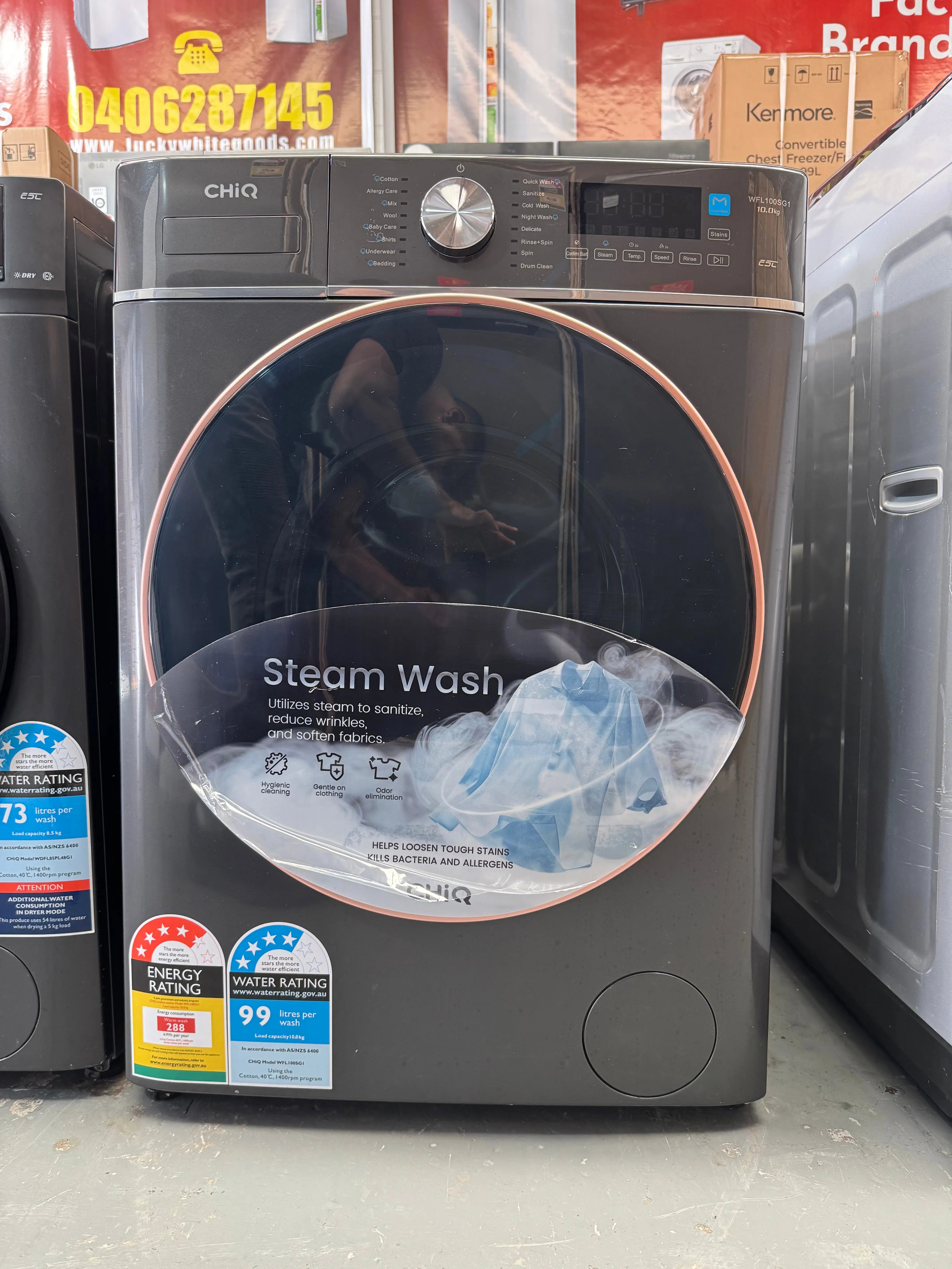 Refurbished CHIQ 10 KG front loader Washer | SYDNEY