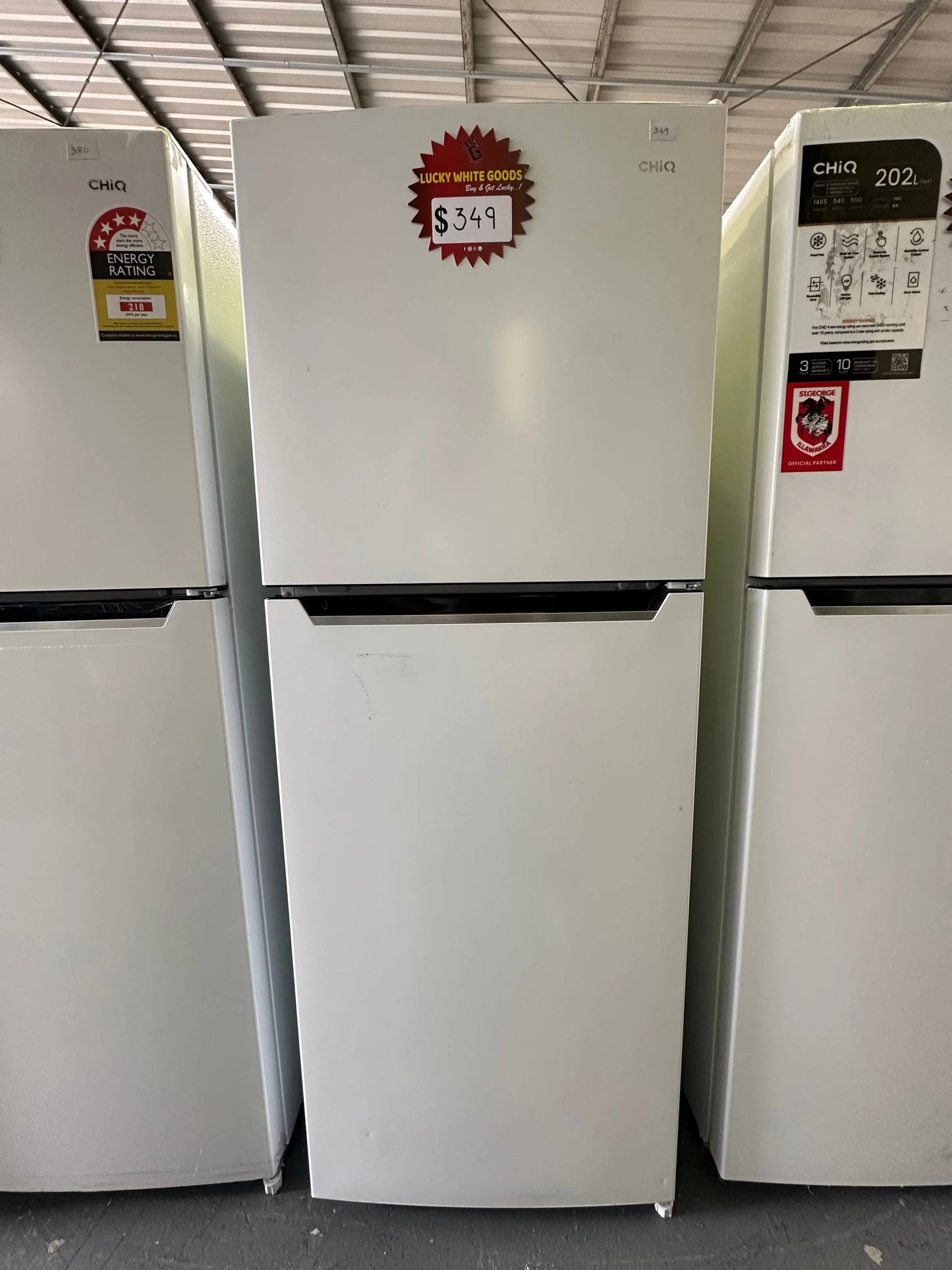Refurbished CHIQ 202 litre Fridge Freezer | BRISBANE