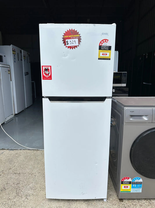 Refurbished CHIQ 202l Fridge Freezer & Kogan 8 kg washer Combo | BRISBANE