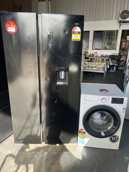 Refurbished CHIQ 559 ltrs Fridge Freezer and Beko 7.5 Kgs Washing Machine | ADELAIDE