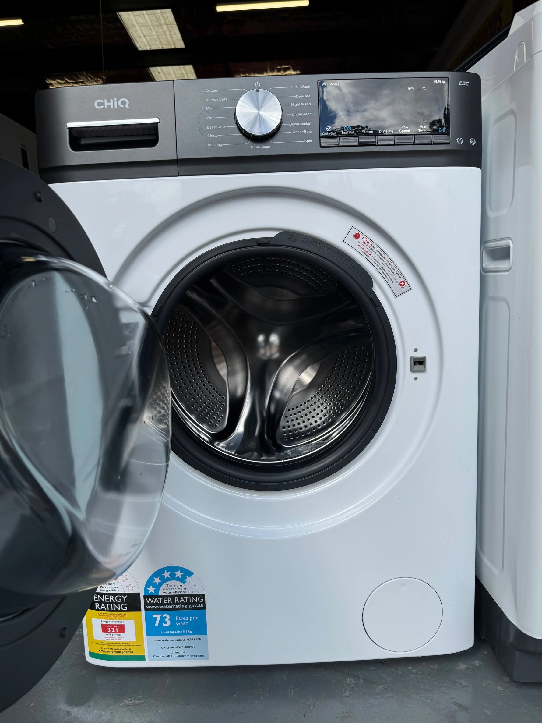 Refurbished CHIQ 8.5 KG front loader Washer | SYDNEY