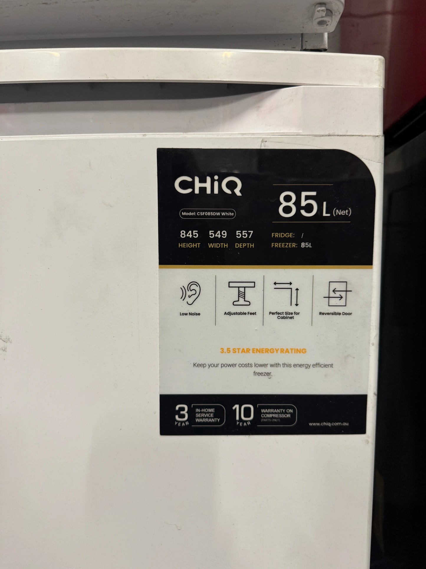 Refurbished CHIQ 85L Freezer | SYDNEY