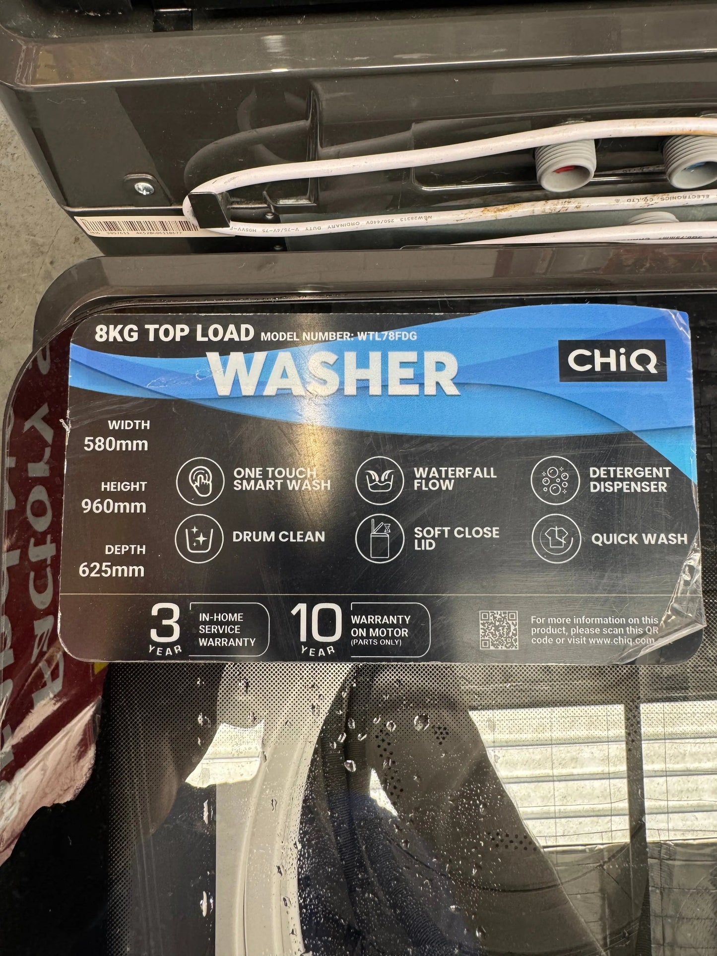 Refurbished CHIQ Washing Machine 8KG | SYDNEY