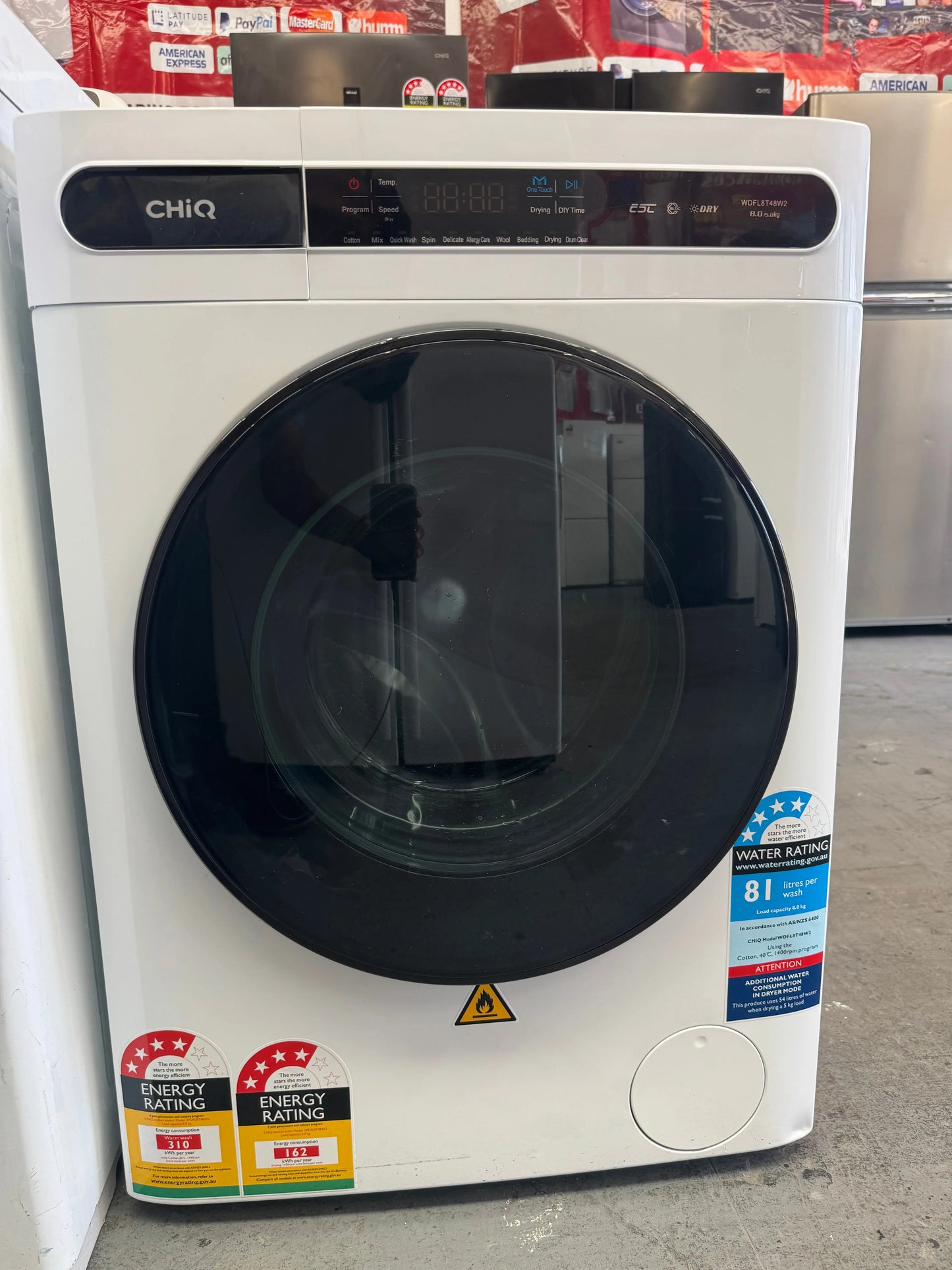 Refurbished CHIQ Washing Machine only 8 KG | SYDNEY