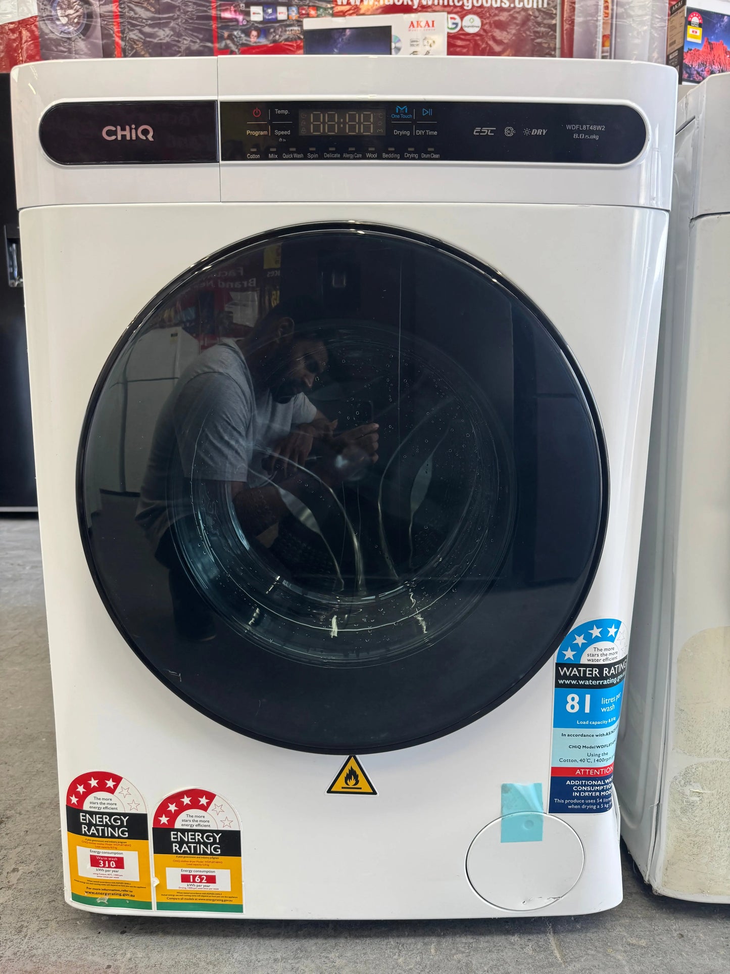 Refurbished CHIQ Washing Machine only 8KG | SYDNEY