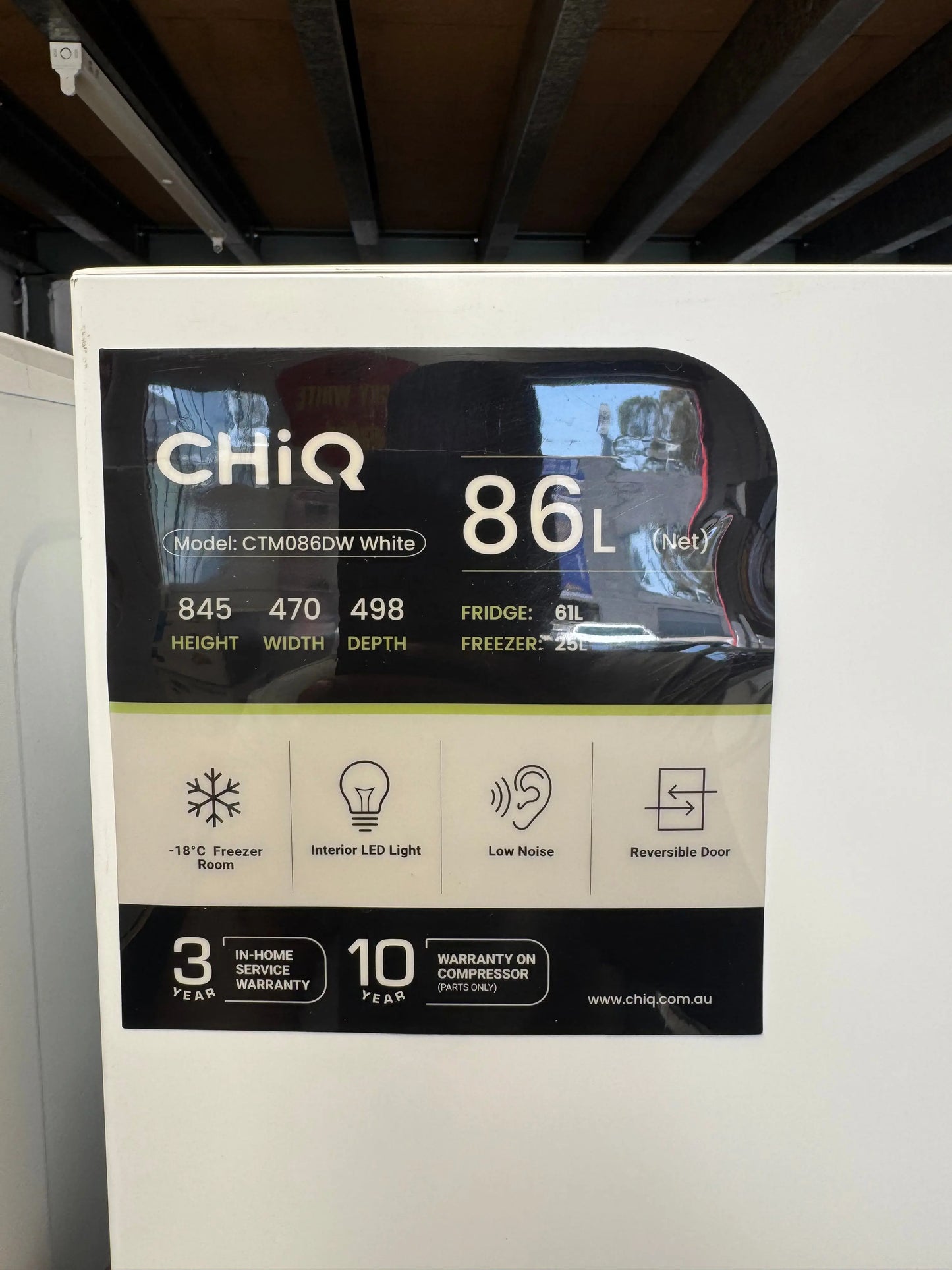 Refurbished CHIQ fridge freezer 86 L | SYDNEY