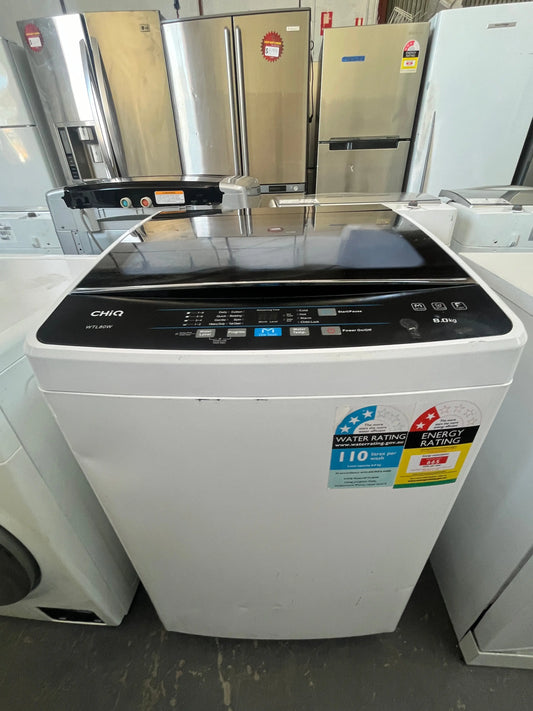 Refurbished CHIQ washing machine Model WTLSOW
Load capacity 8.0 kg | ADELAIDE