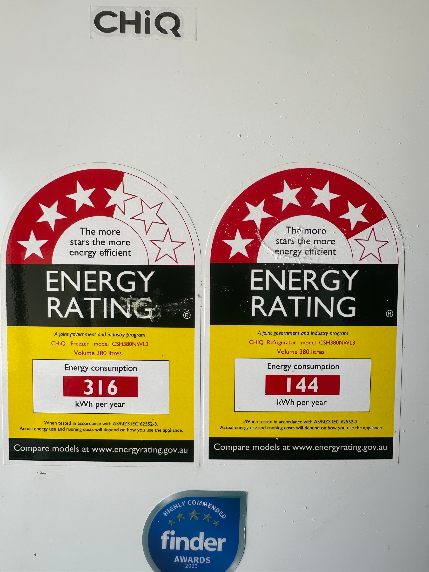 Refurbished CHiQ 380 L Hybrid Vertical Fridge Freezer ❄️🧊 | BRISBANE