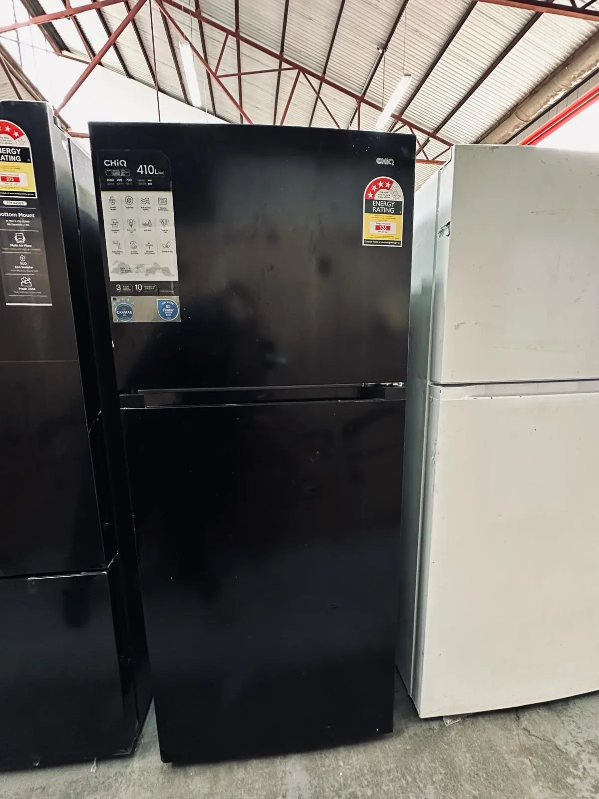 Refurbished CHiQ 410L Top Mount Fridge Freezer | ADELAIDE