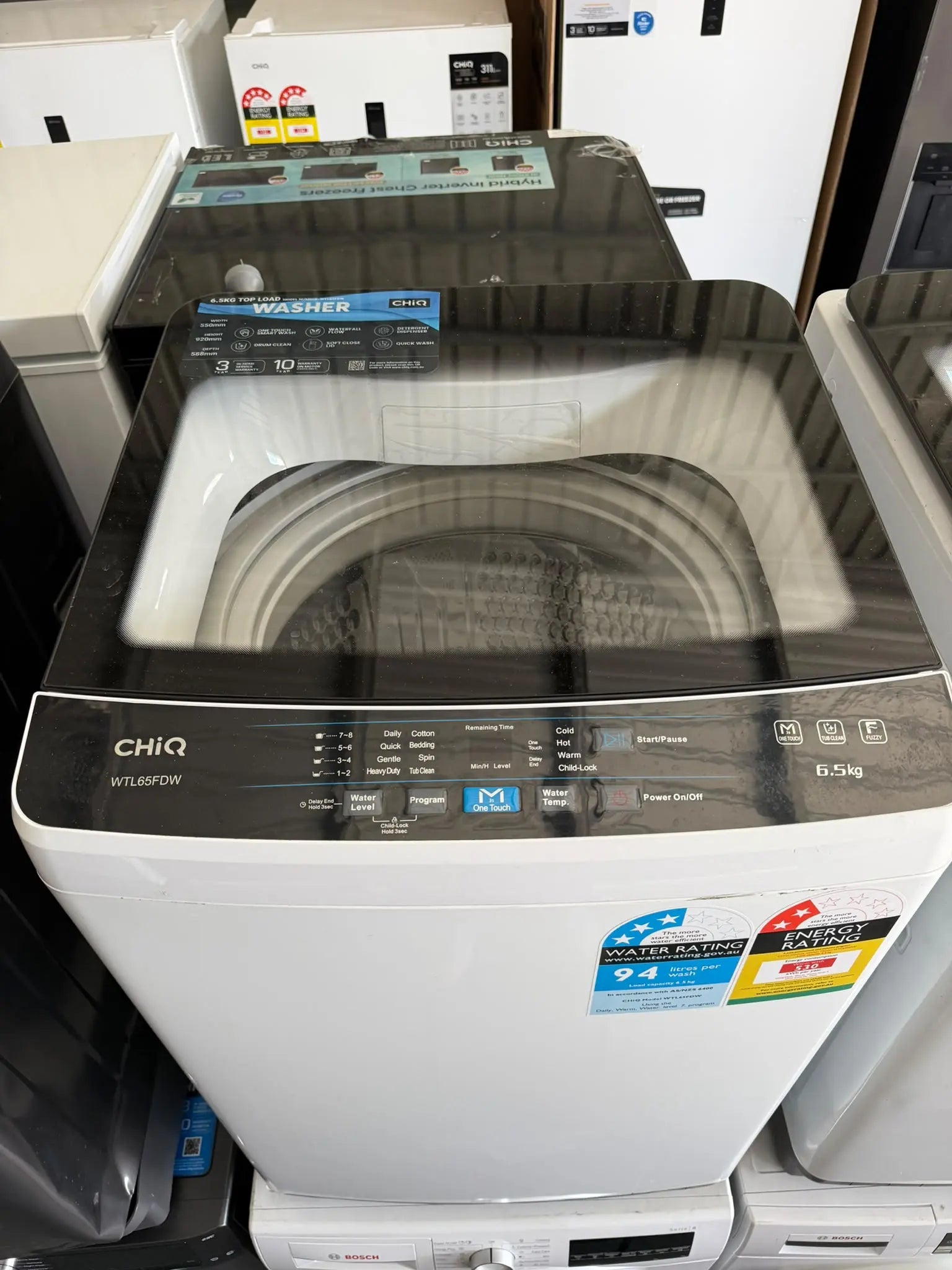 Refurbished CHiQ 6.5kg Top Load Washer | BRISBANE