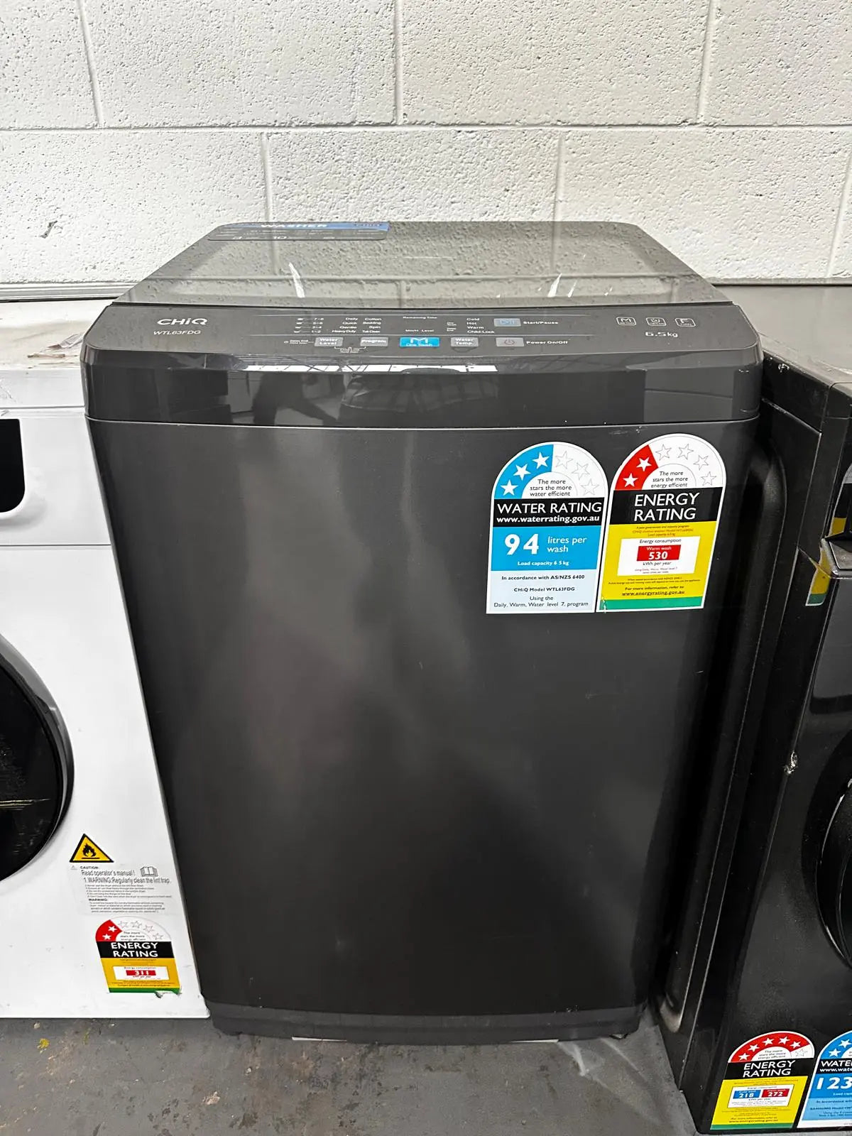 Refurbished CHiQ 6.5kg Top Load Washer WTL63FDG | ADELAIDE