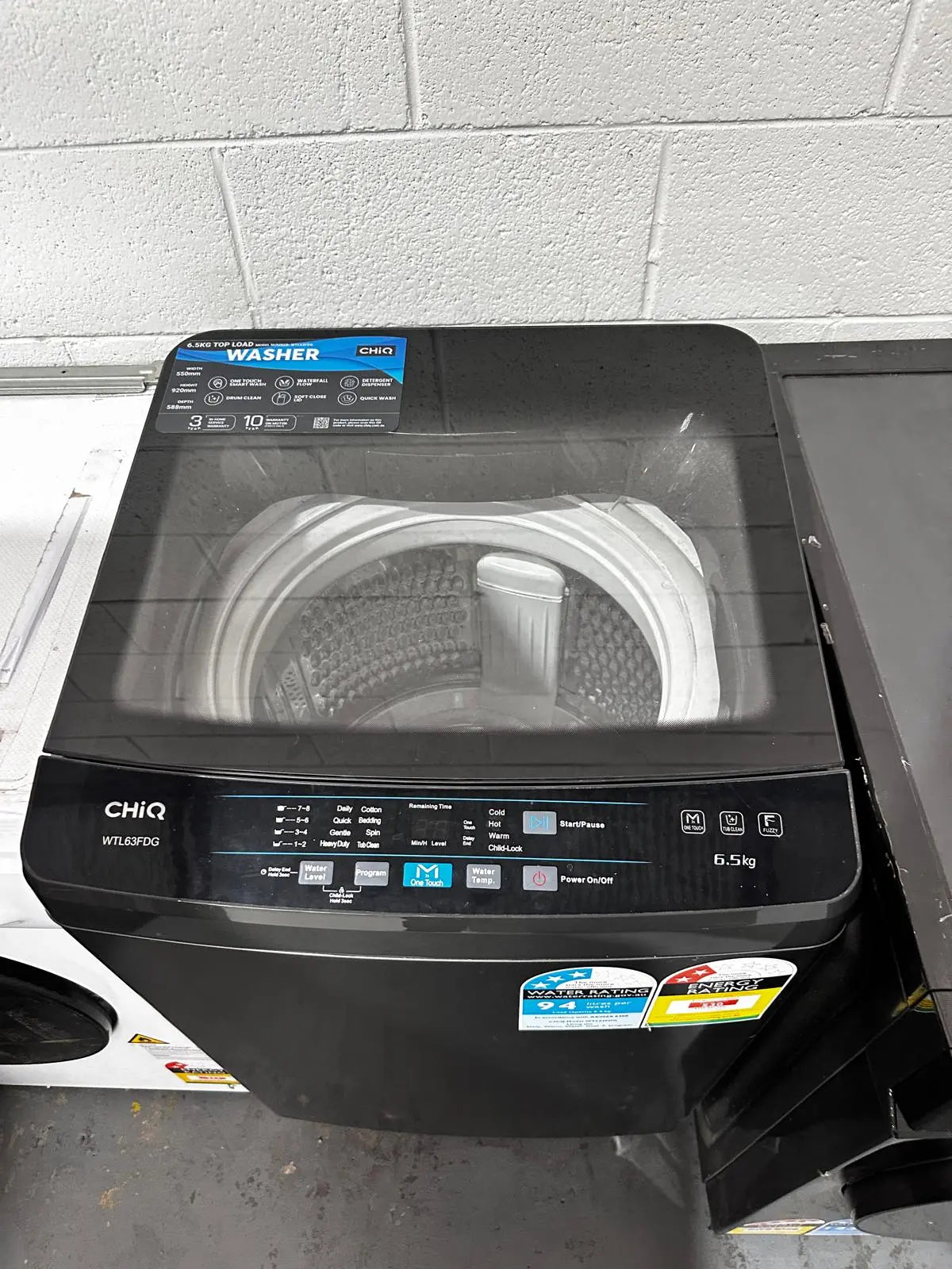 Refurbished CHiQ 6.5kg Top Load Washer WTL63FDG | ADELAIDE