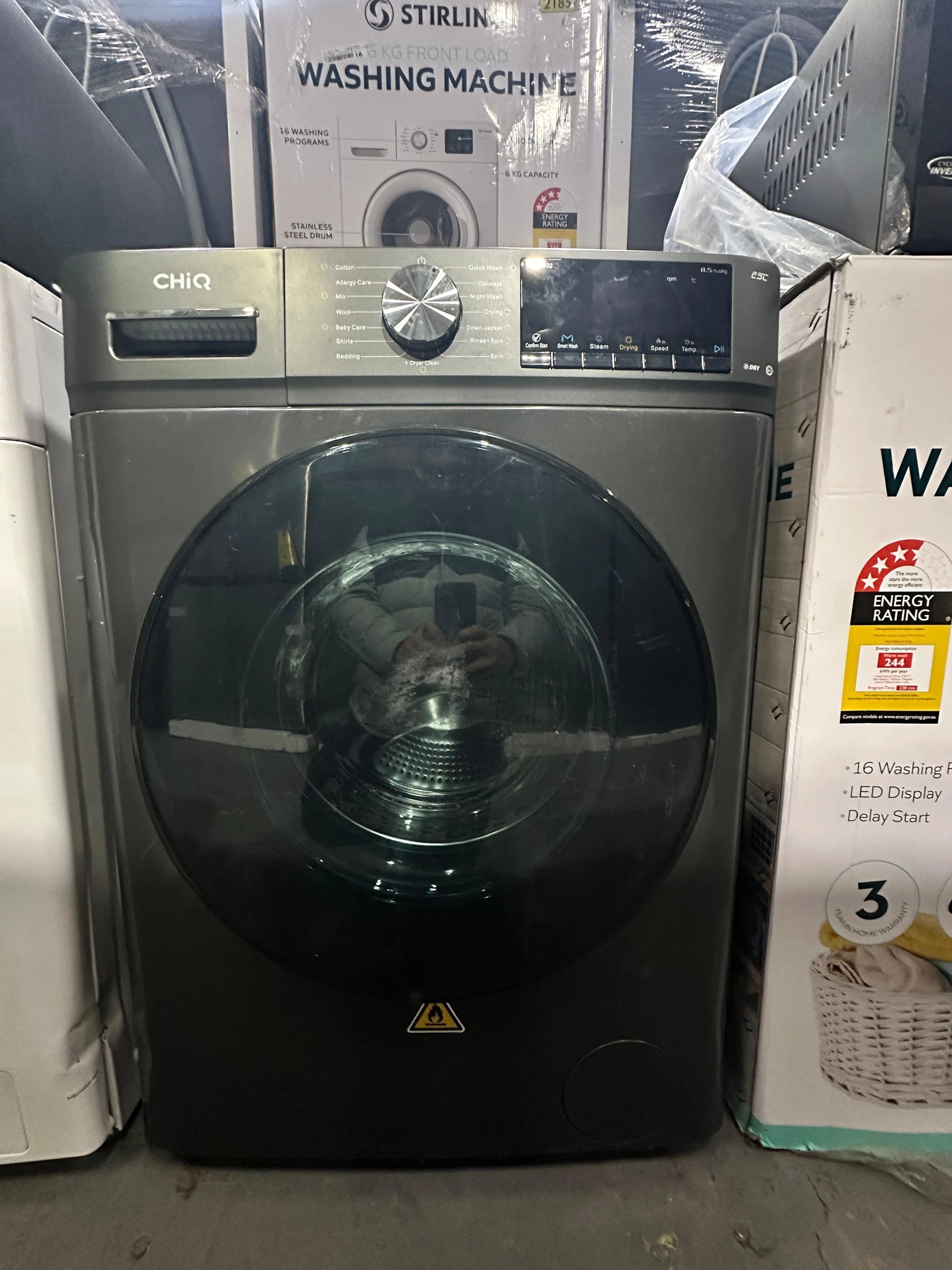 Refurbished CHiQ 8.5kg Front Load Washing Machine | ADELAIDE