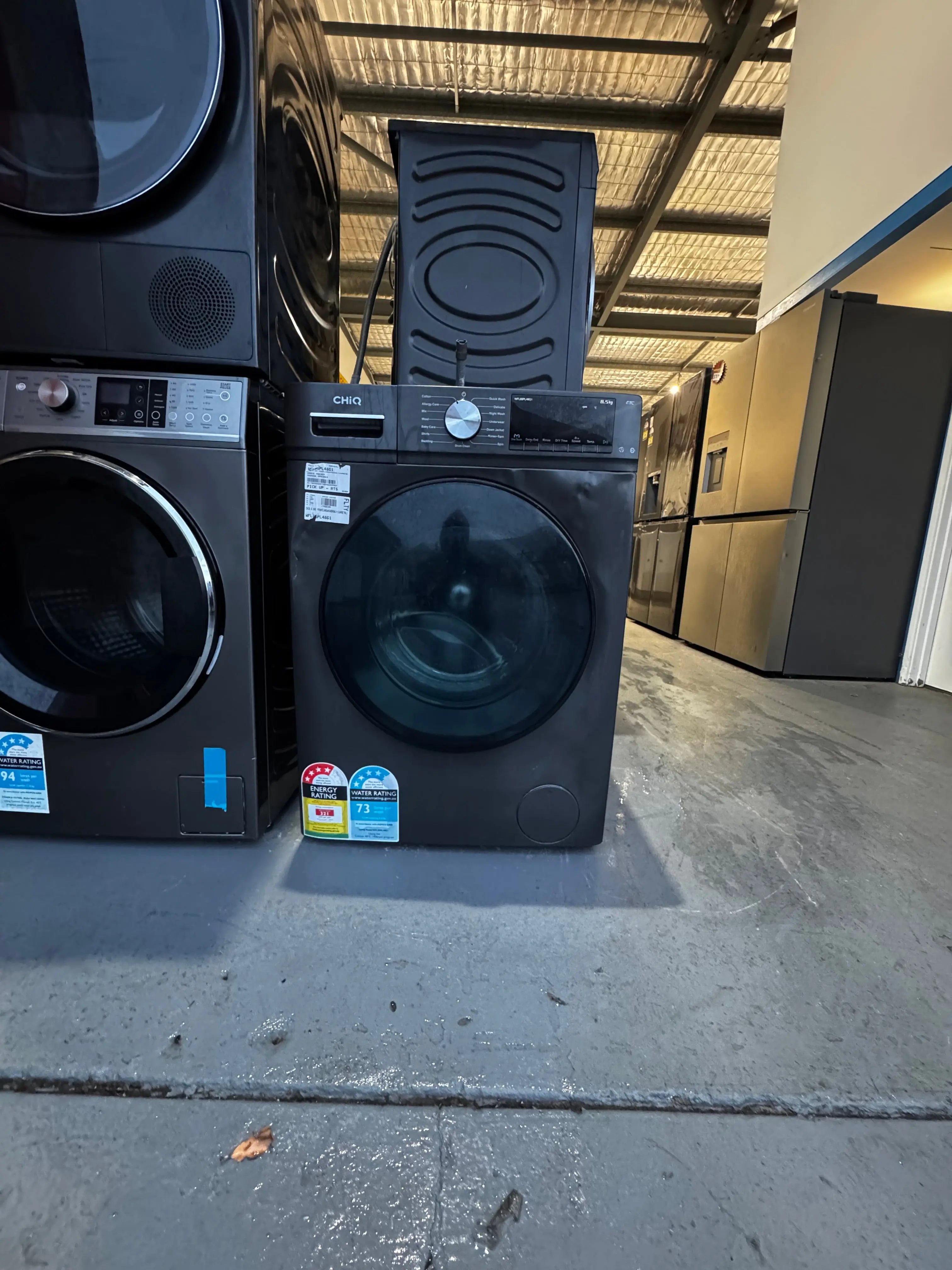 Refurbished CHiQ 8.5kg Front Load Washing Machine – 1400RPM Inverter Motor | WFL85PL48GI | PERTH