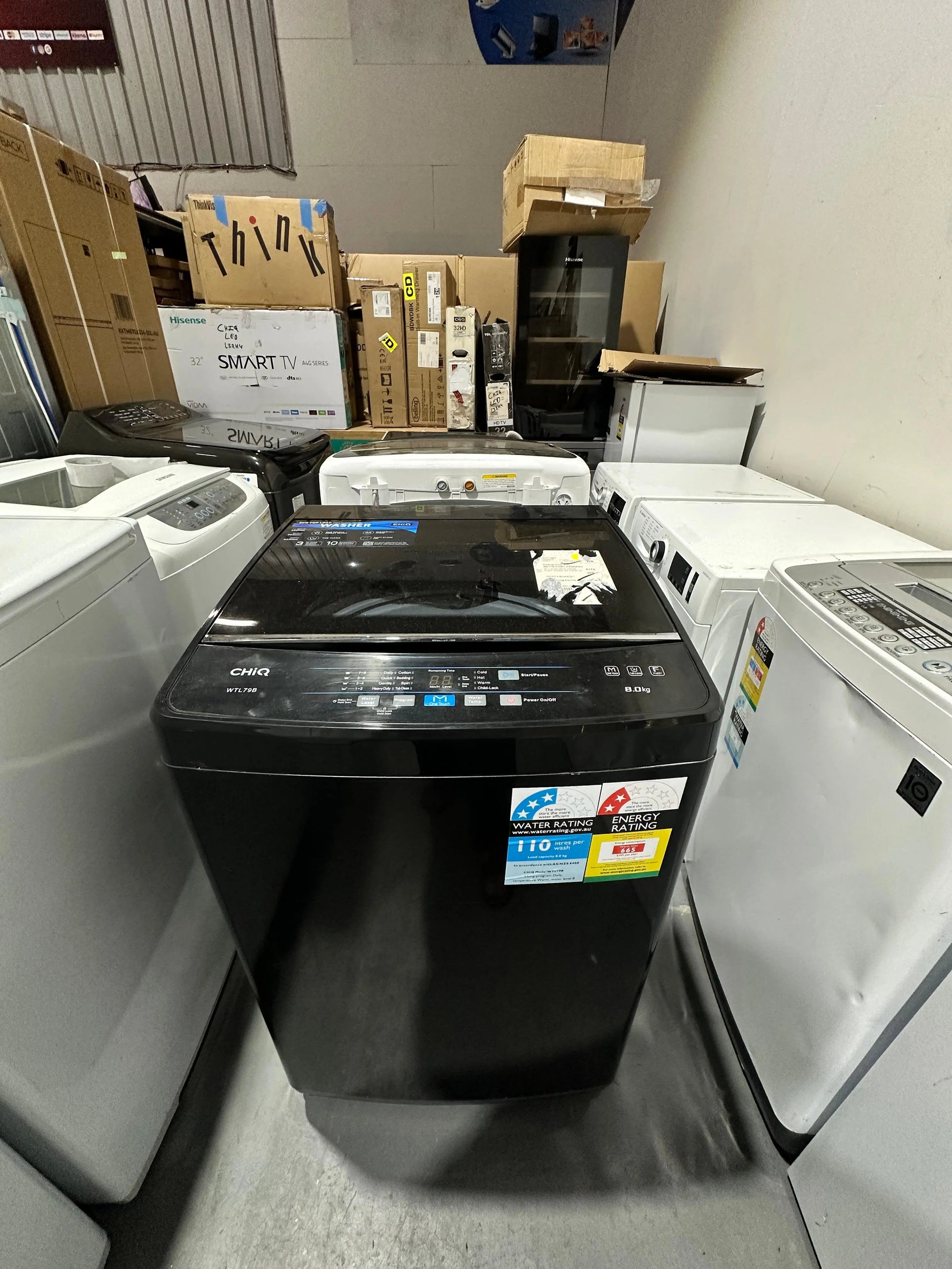 Refurbished CHiQ 8kg Top Load Washing Machine | ADELAIDE