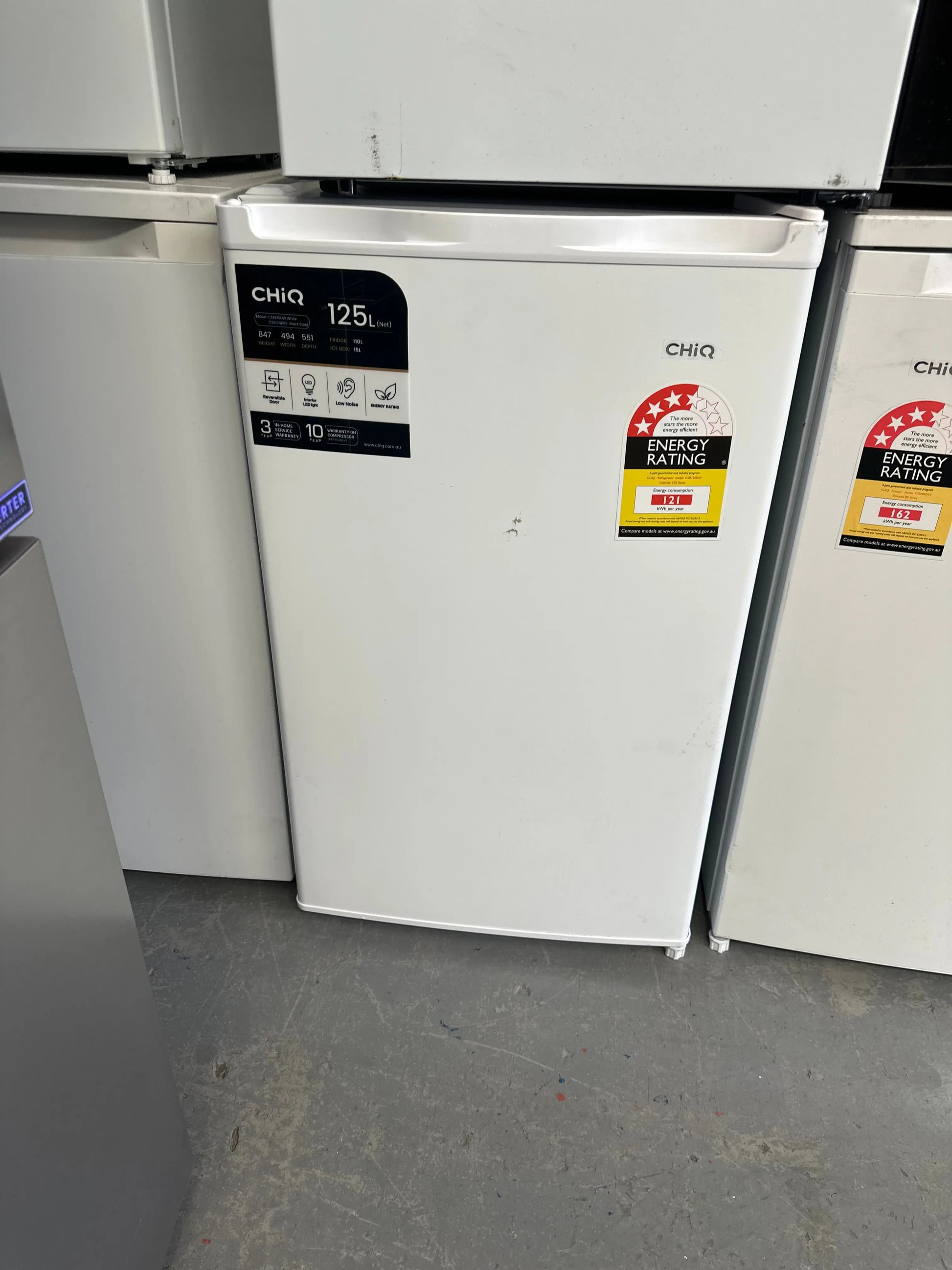 Refurbished Chiq  125L Bar Fridge | SYDNEY