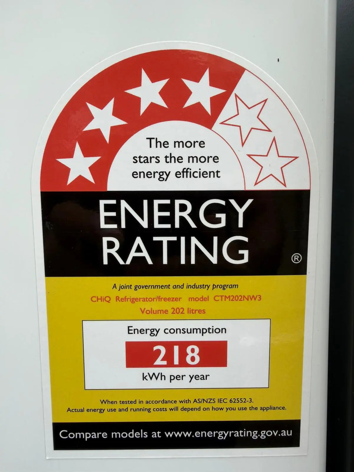 Refurbished Chiq 202L Top Mount Fridge Freezer – CTM202NW3 | BRISBANE