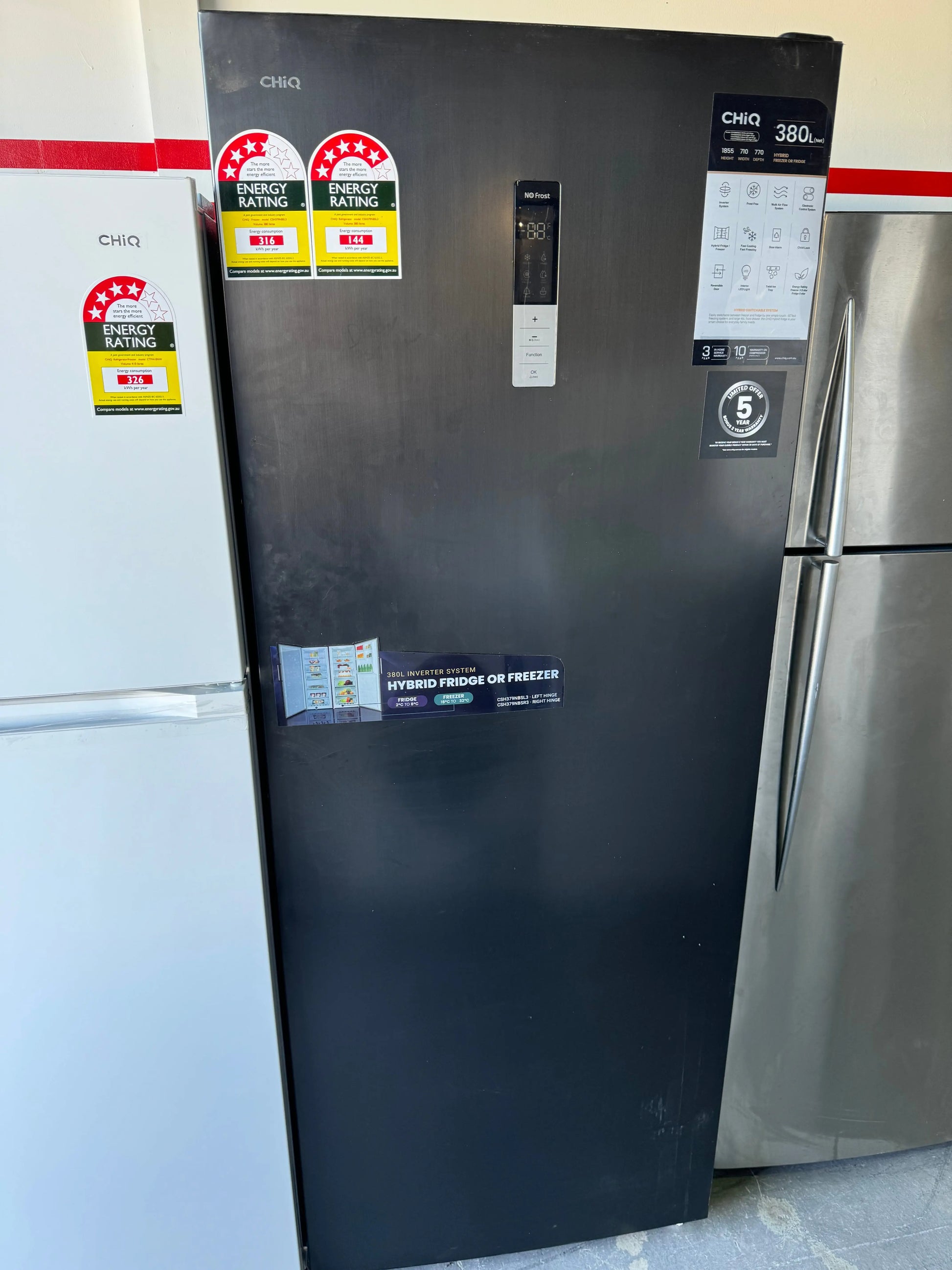 Refurbished Chiq 380 Litres Fridge Freezer | PERTH