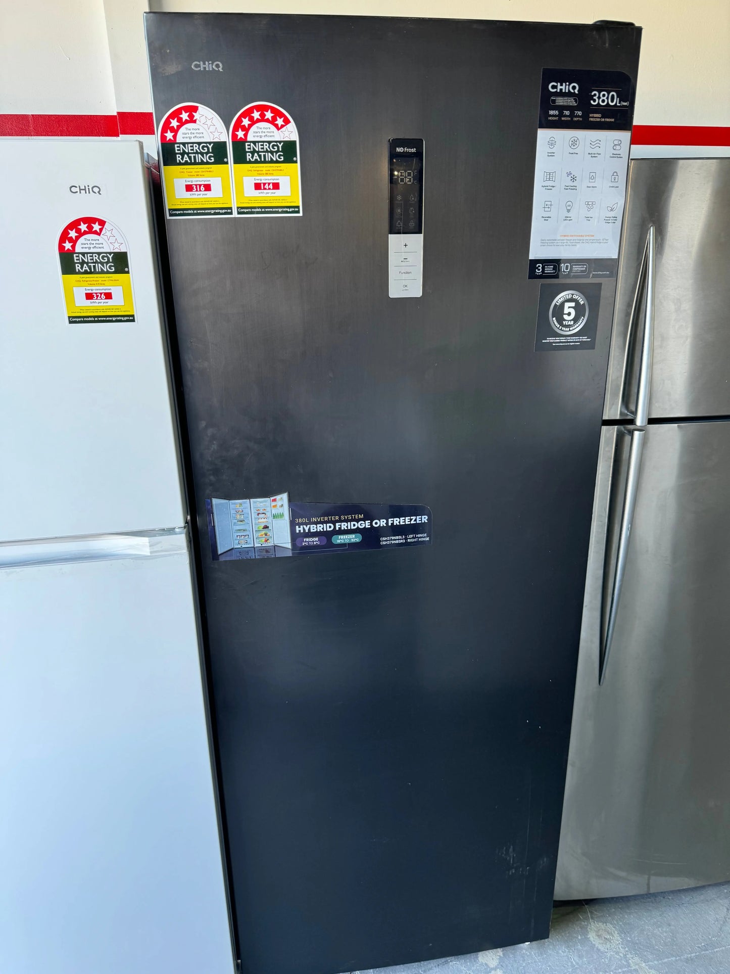 Refurbished Chiq 380 Litres Fridge Freezer | PERTH