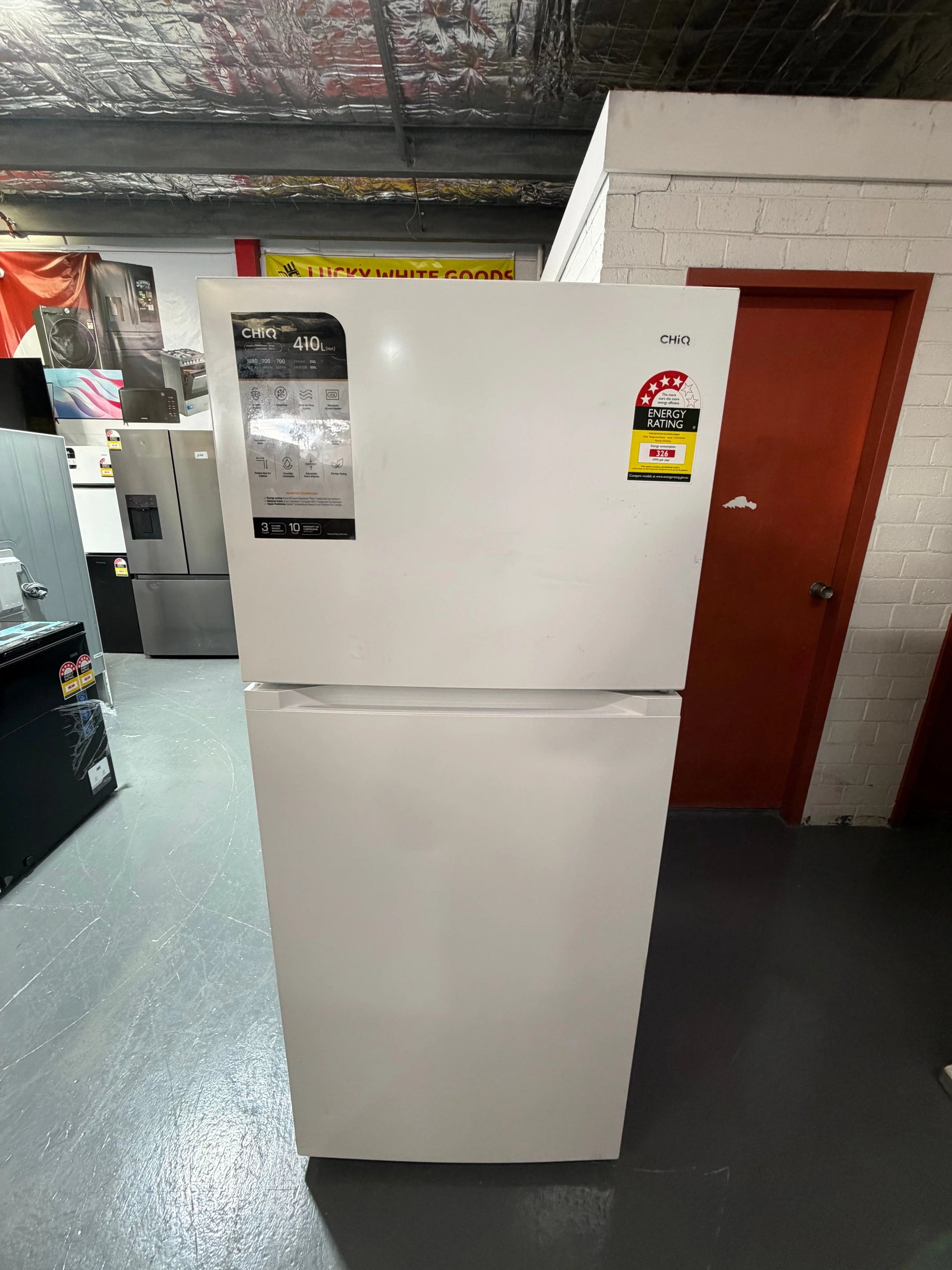 Refurbished Chiq 410 ltr Top mount fridge freezer