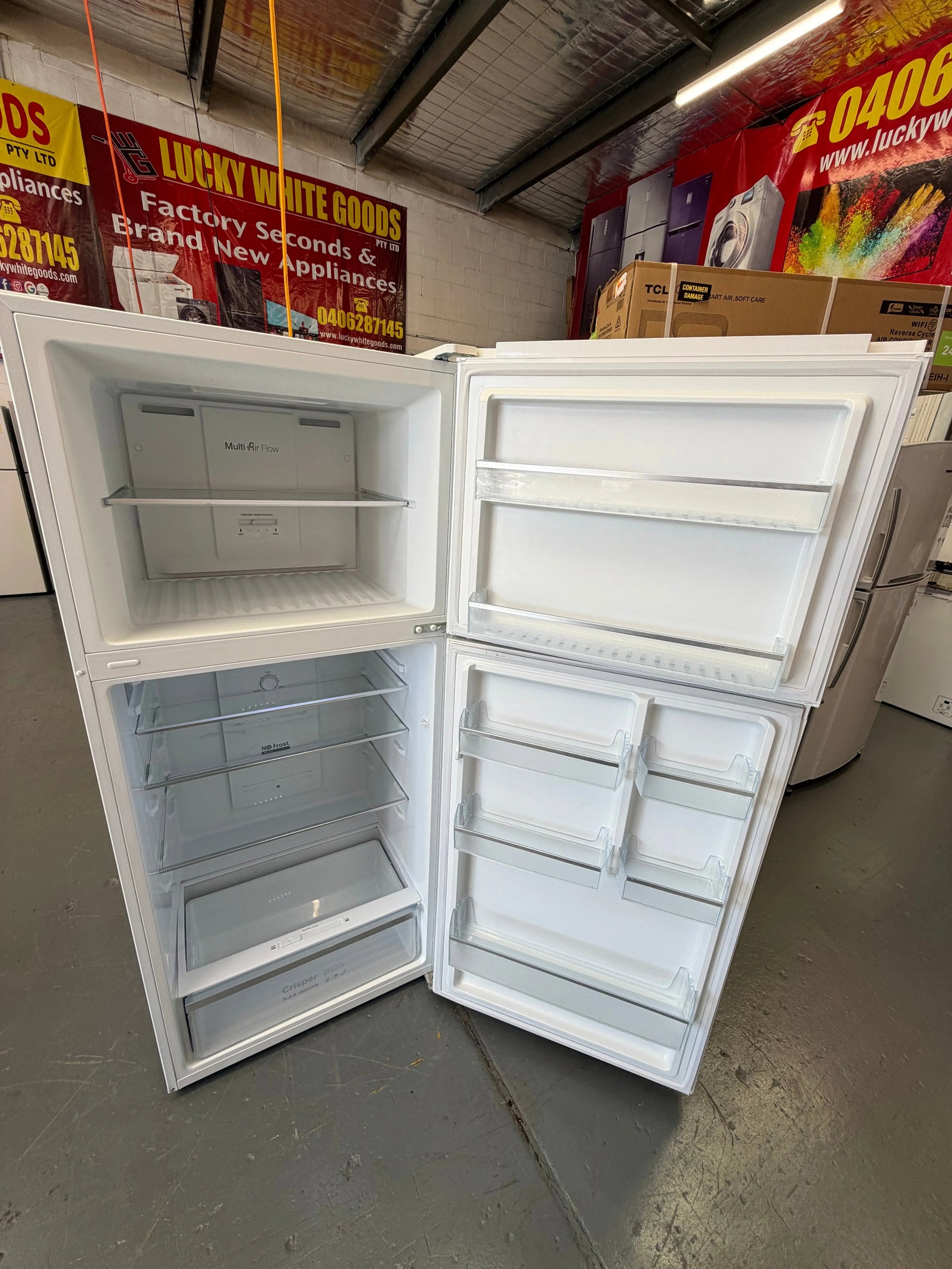 Refurbished Chiq 435 ltr Top mount fridge freezer