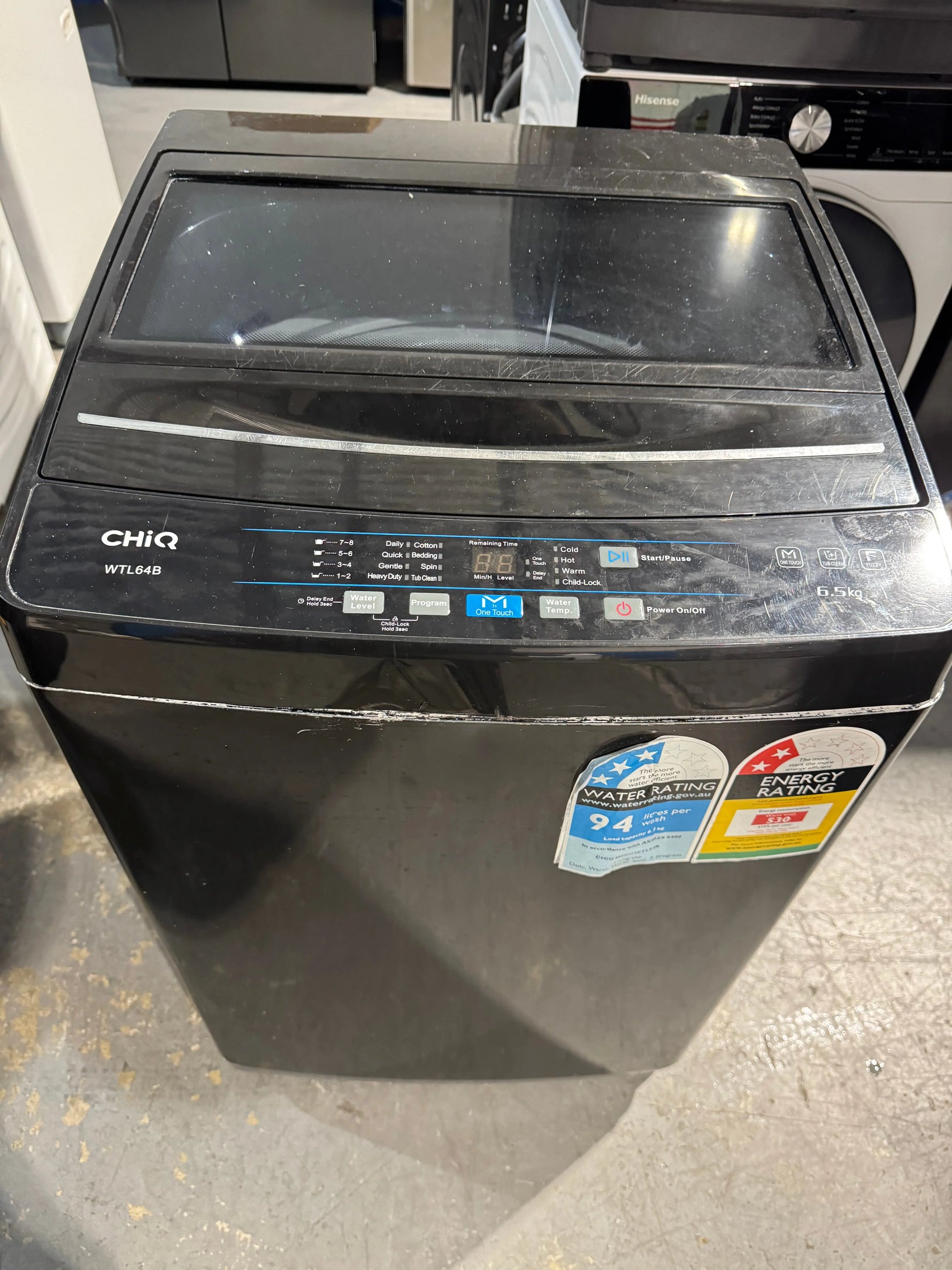 Refurbished Chiq 6.5kg washing machine
