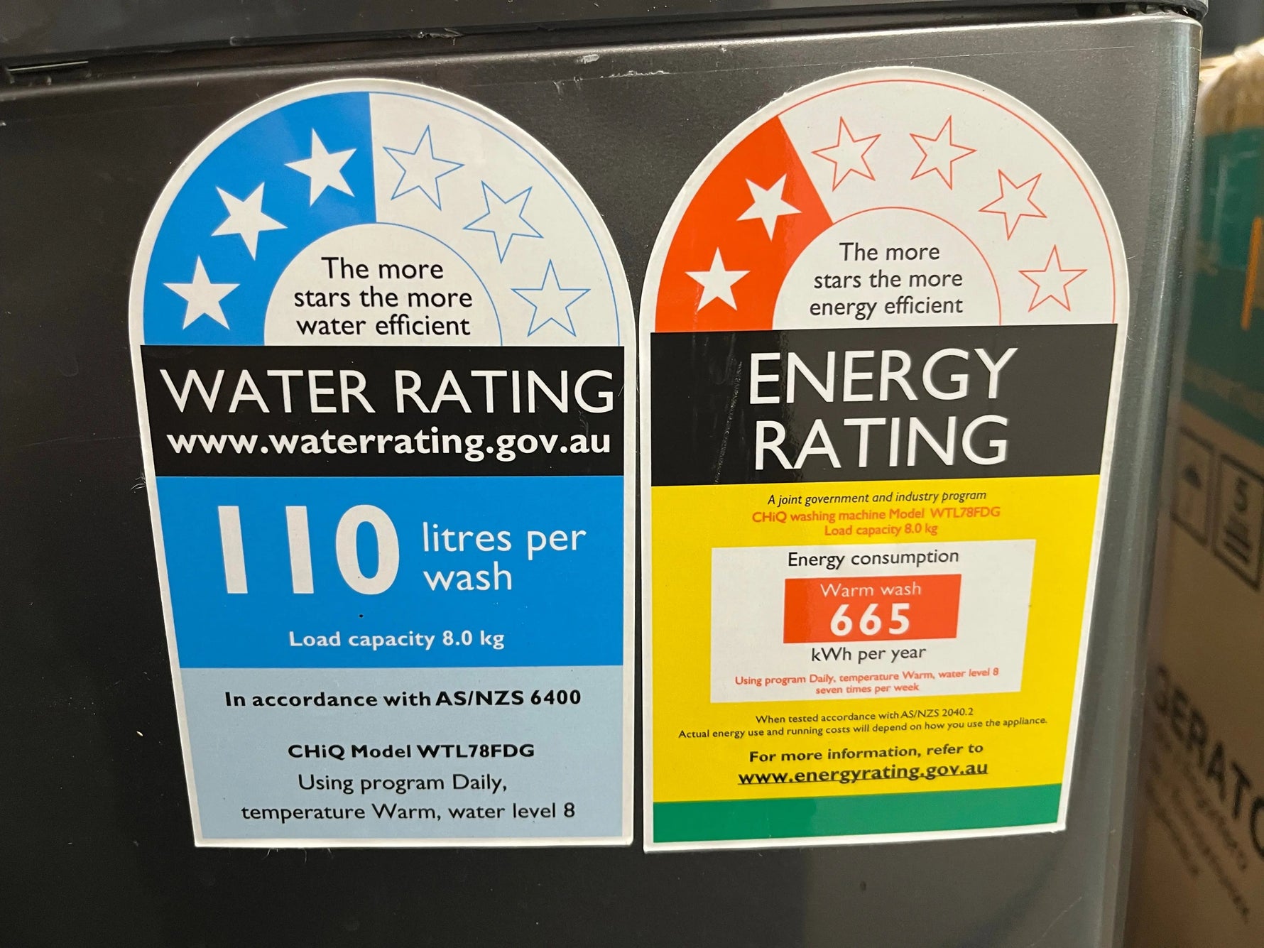 Refurbished Chiq 8 kgs washing machine | ALEXANDRIA