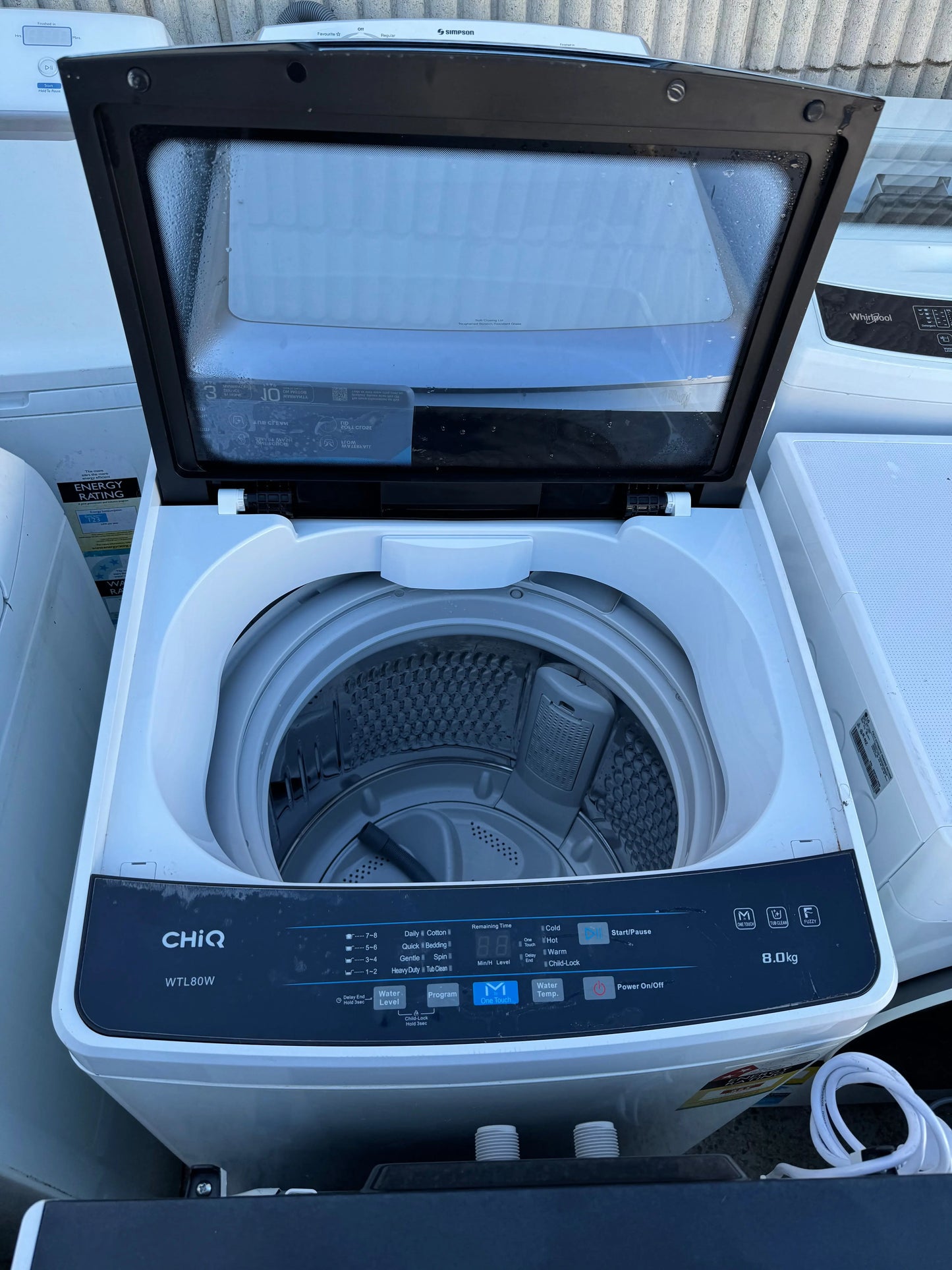 Refurbished Chiq 8kg Washing Machine | SYDNEY