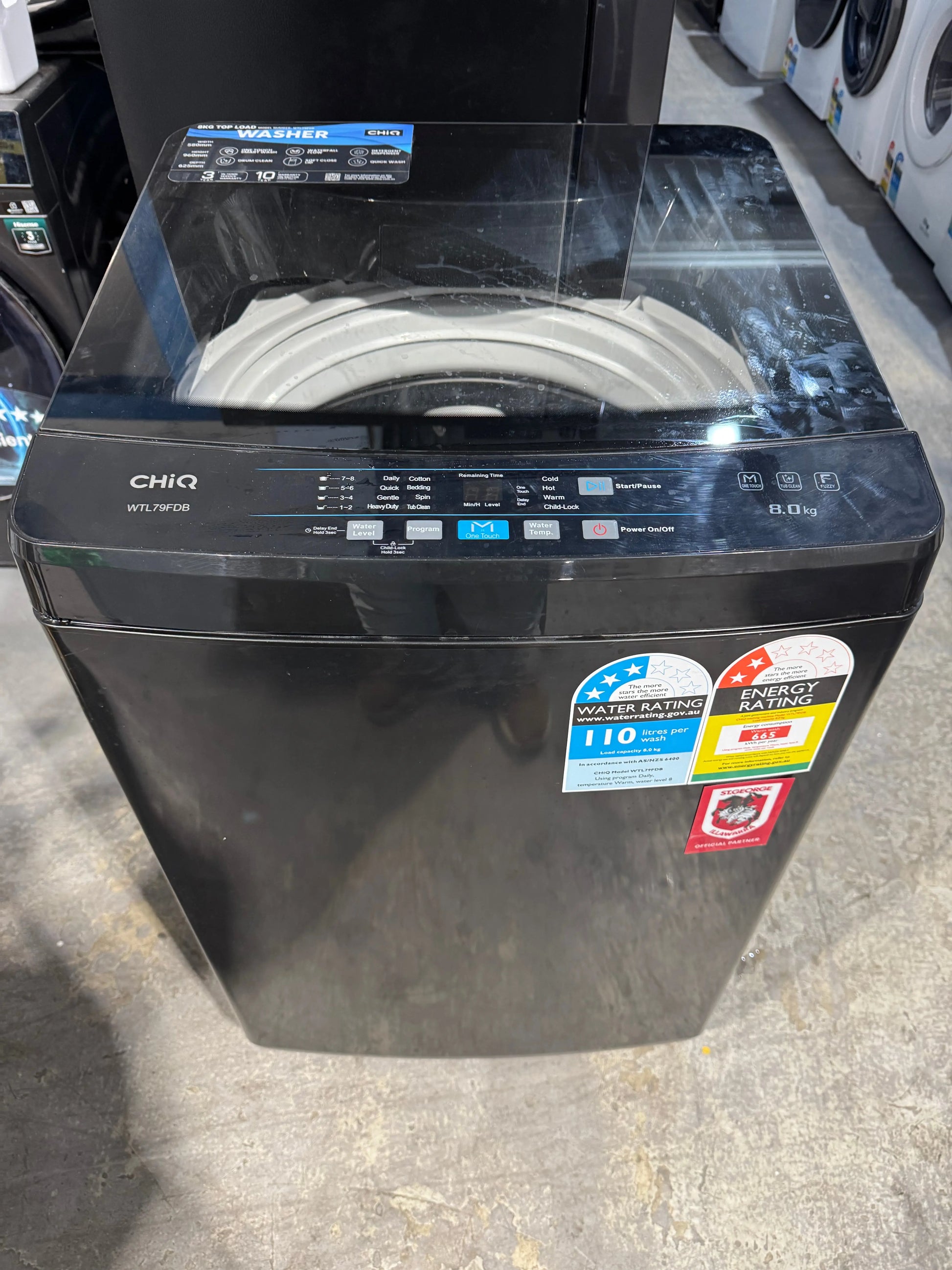 Refurbished Chiq 8kg washing machine | PERTH