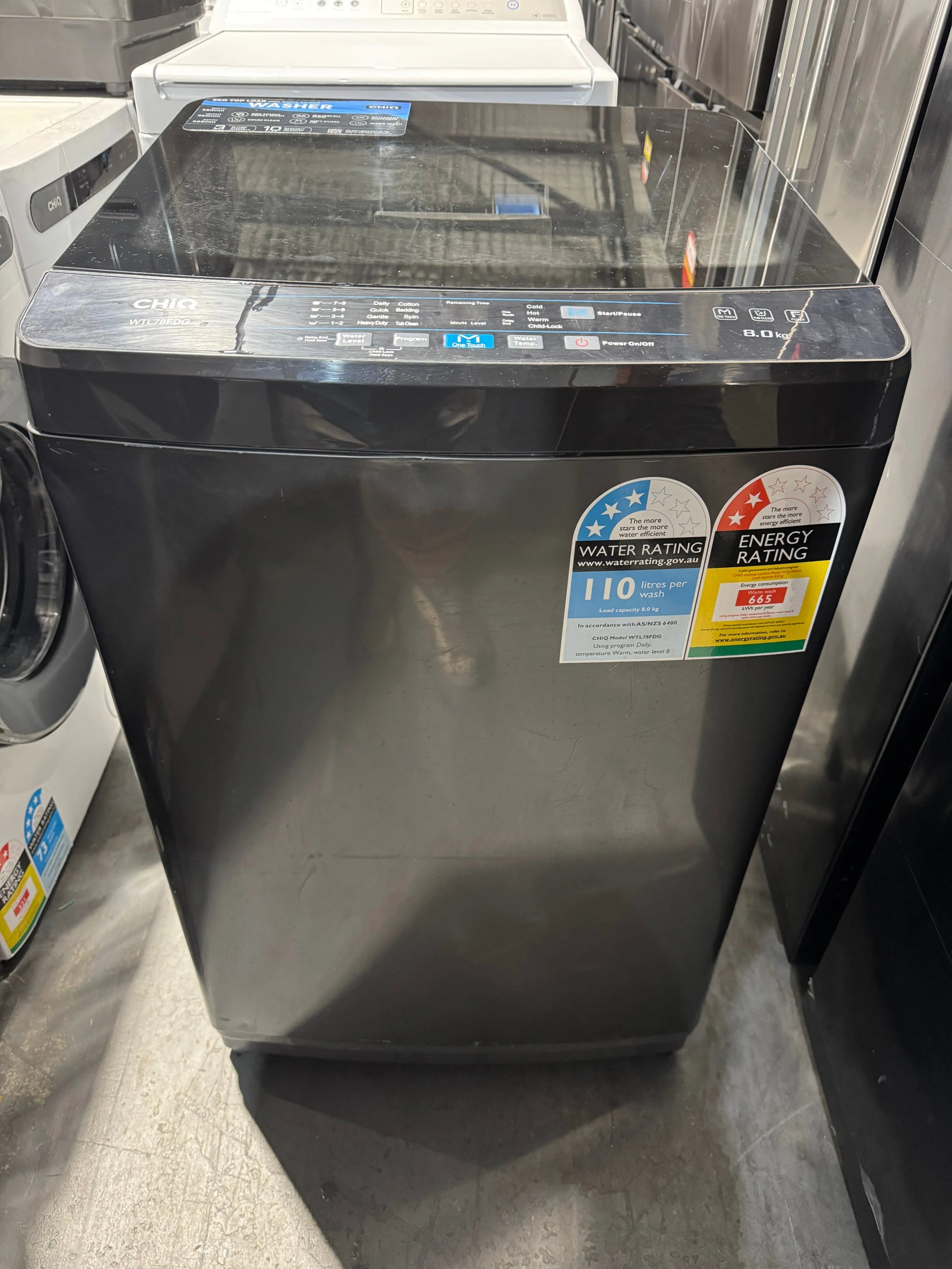 Refurbished Chiq 8kg washing machine