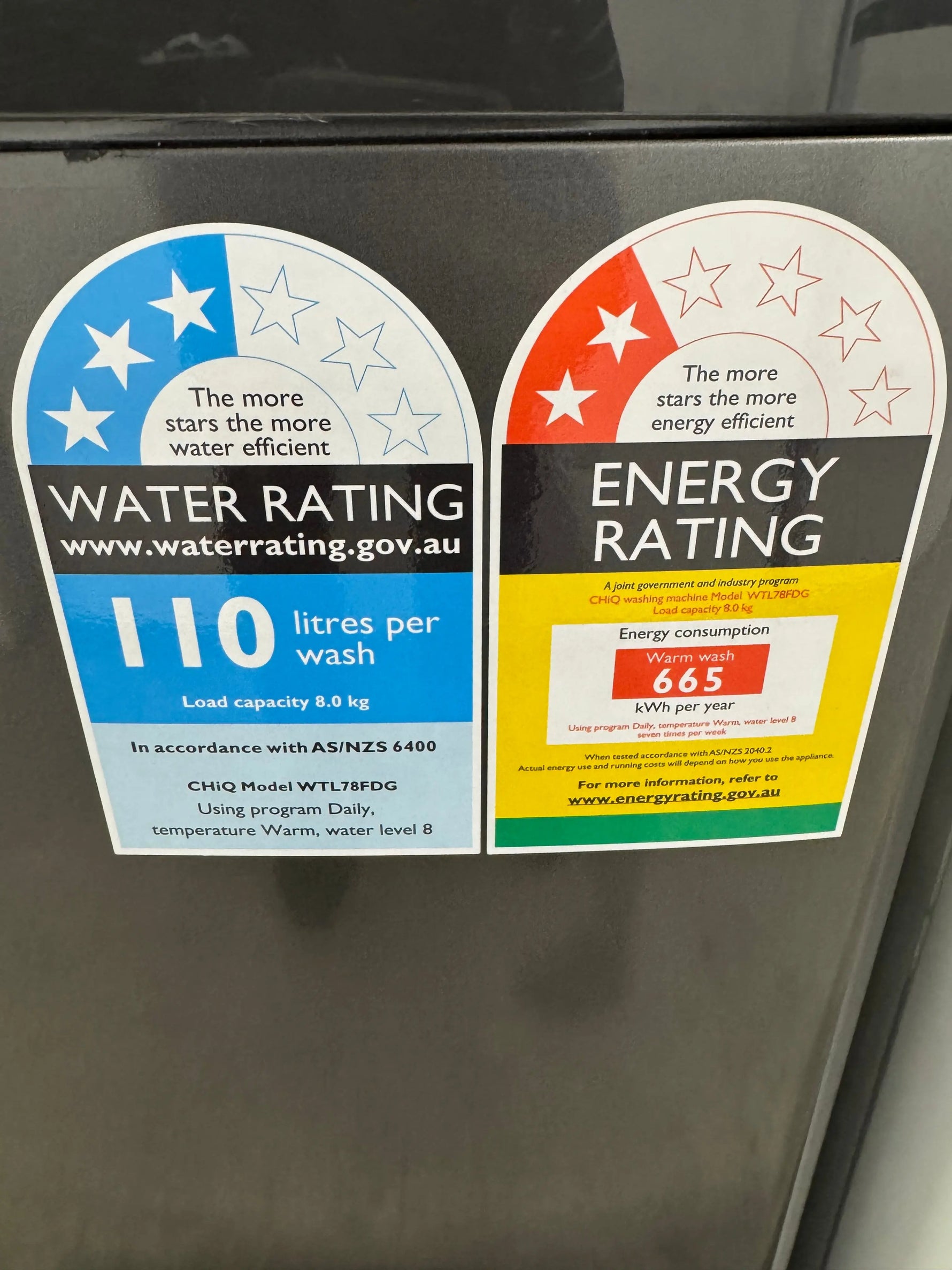 Refurbished Chiq 8kgs washing machine | PERTH