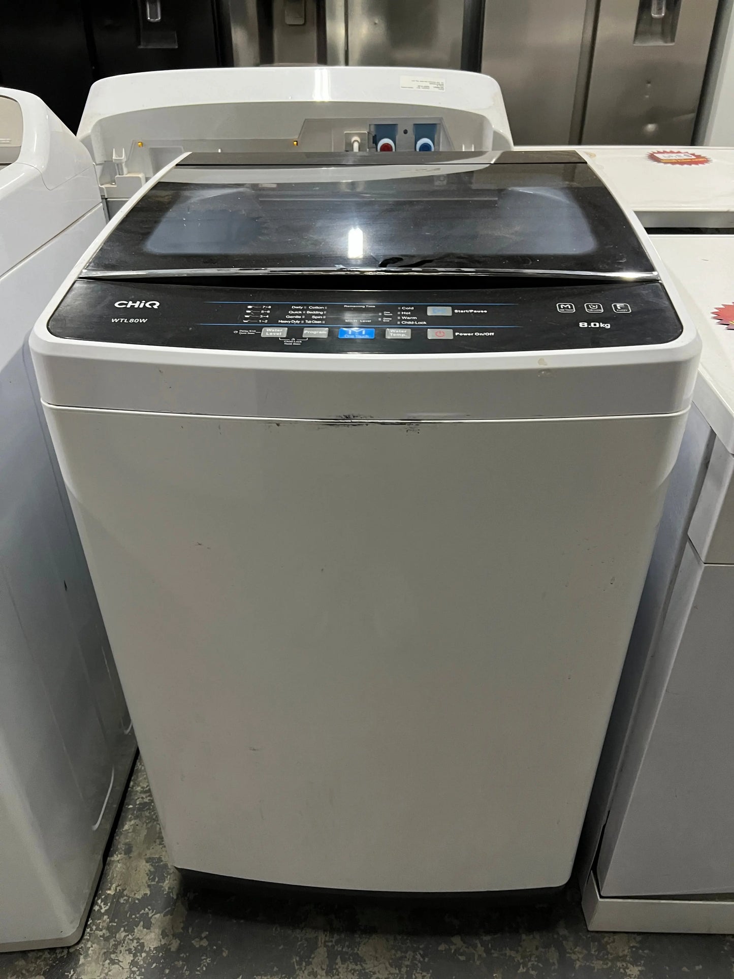 Refurbished Chiq WTL79B top loader washer 8kg | ADELAIDE