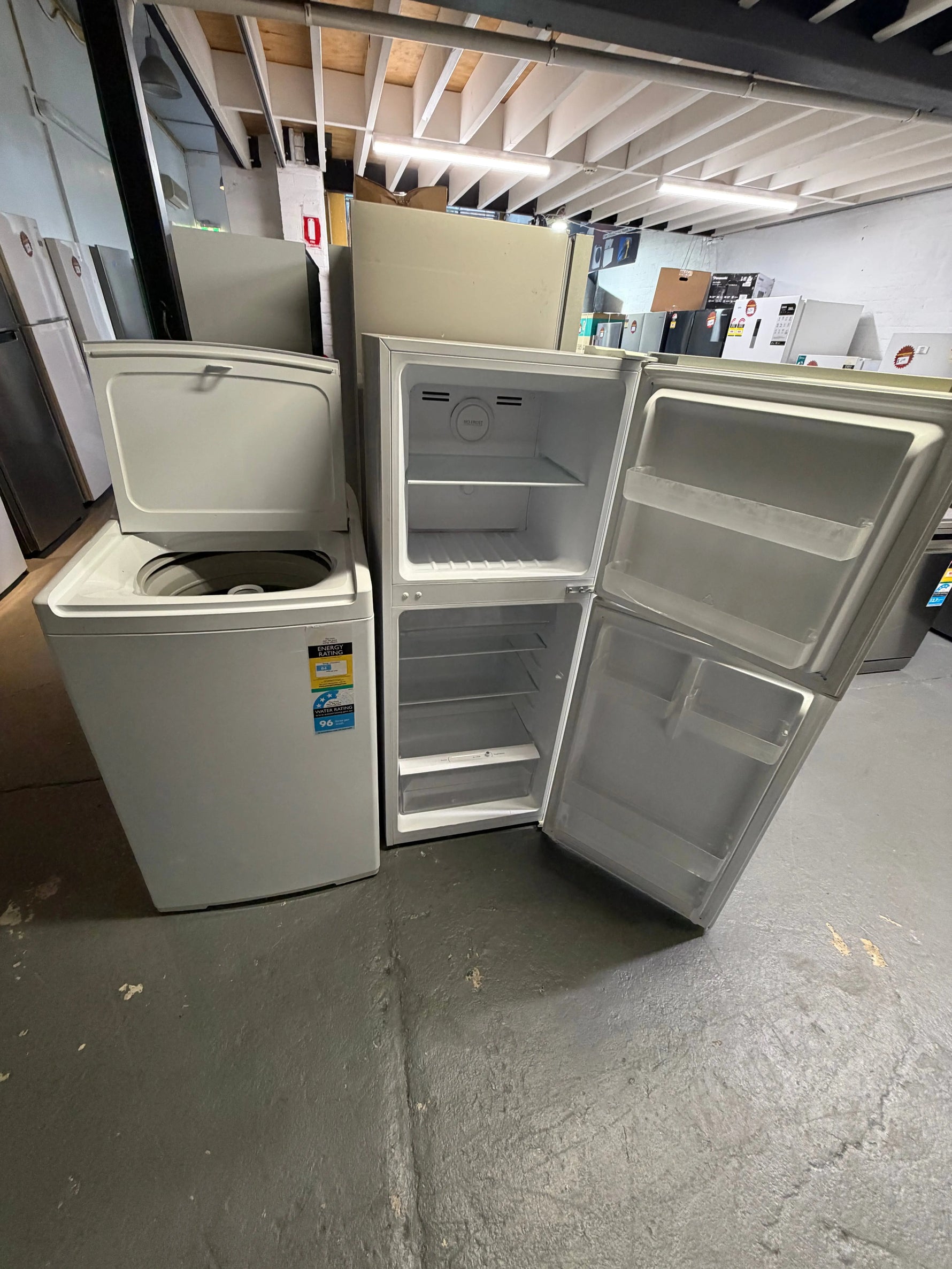 Refurbished Combo Haier 220 ltr top mount fridge freezer & Fisher and Paykel 8 kg Top loader washer | ALEXANDRIA