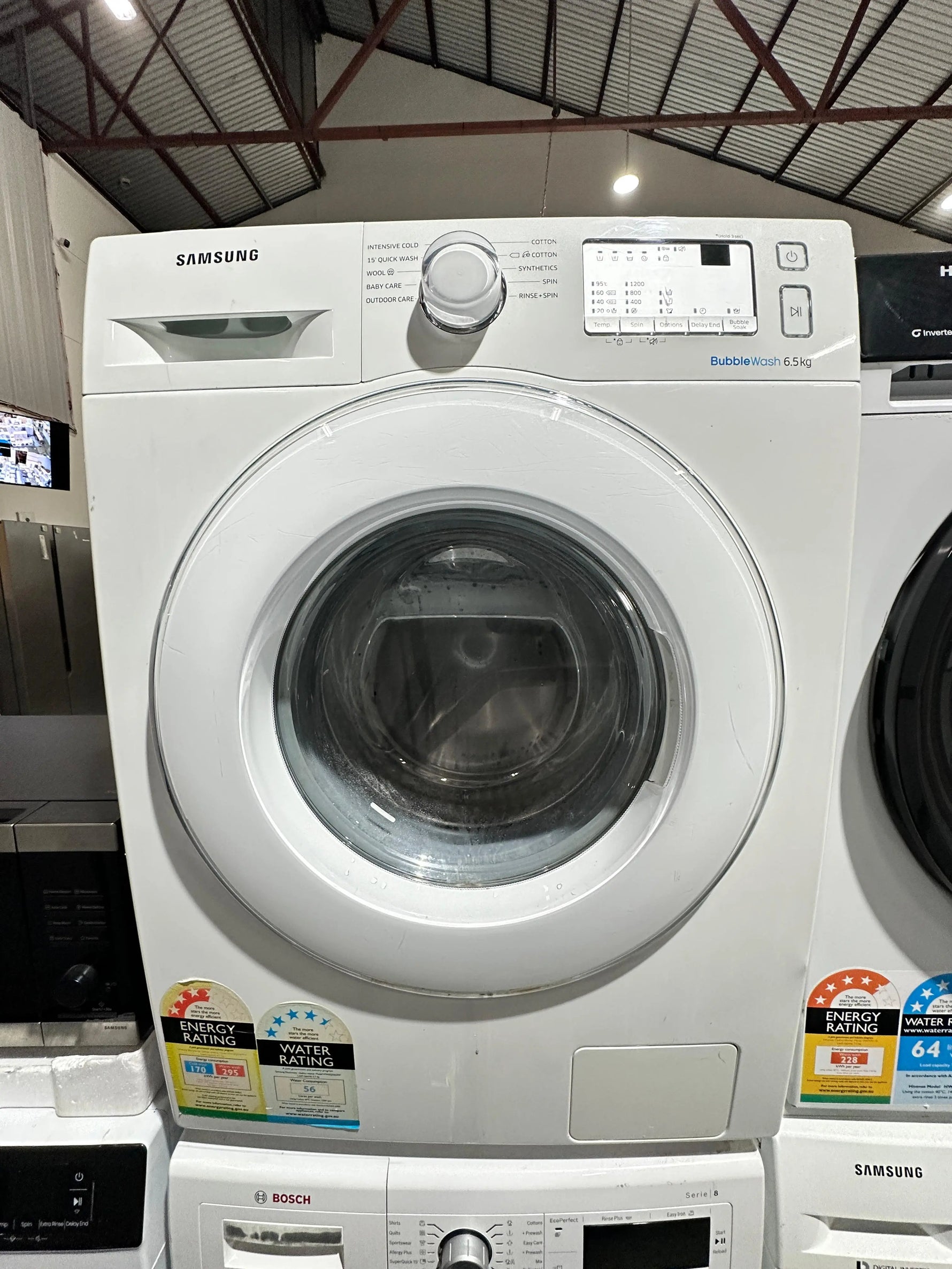 Refurbished Compact Samsung 6.5kg Front Load Washing Machine | ADELAIDE
