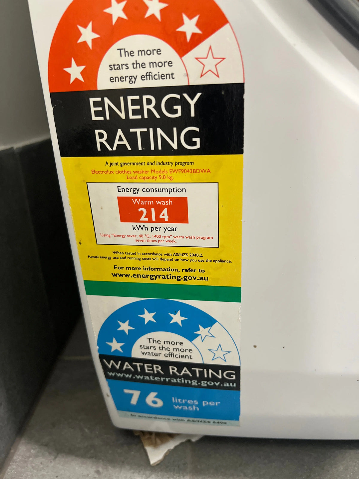 Refurbished Electrolux 9 Kgs Front loader washer ( 3 months warranty) | ADELAIDE