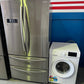 Refurbished EuroAppliances 634 Litres Fridge Freezer and TCL 7.5 Kgs Washing Machine | PERTH